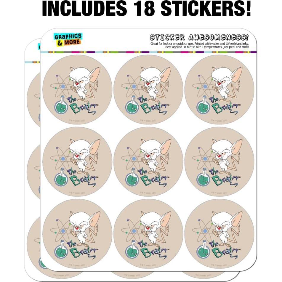 Planificador de Personaje Pinky y El Cerebro - 18 Pegatinas