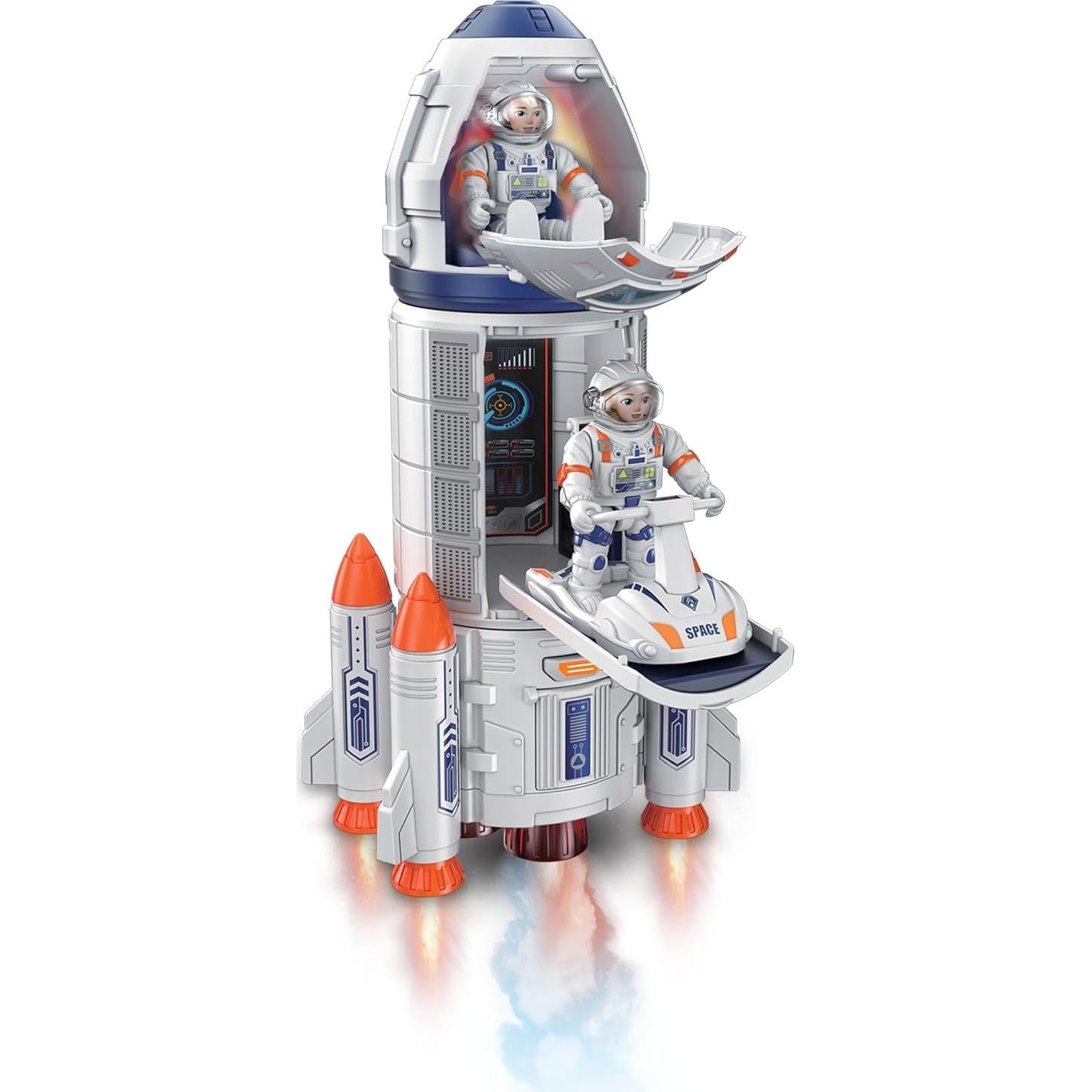 Juguete Espacial Cohete Nature Bound con Astronautas y Sonido