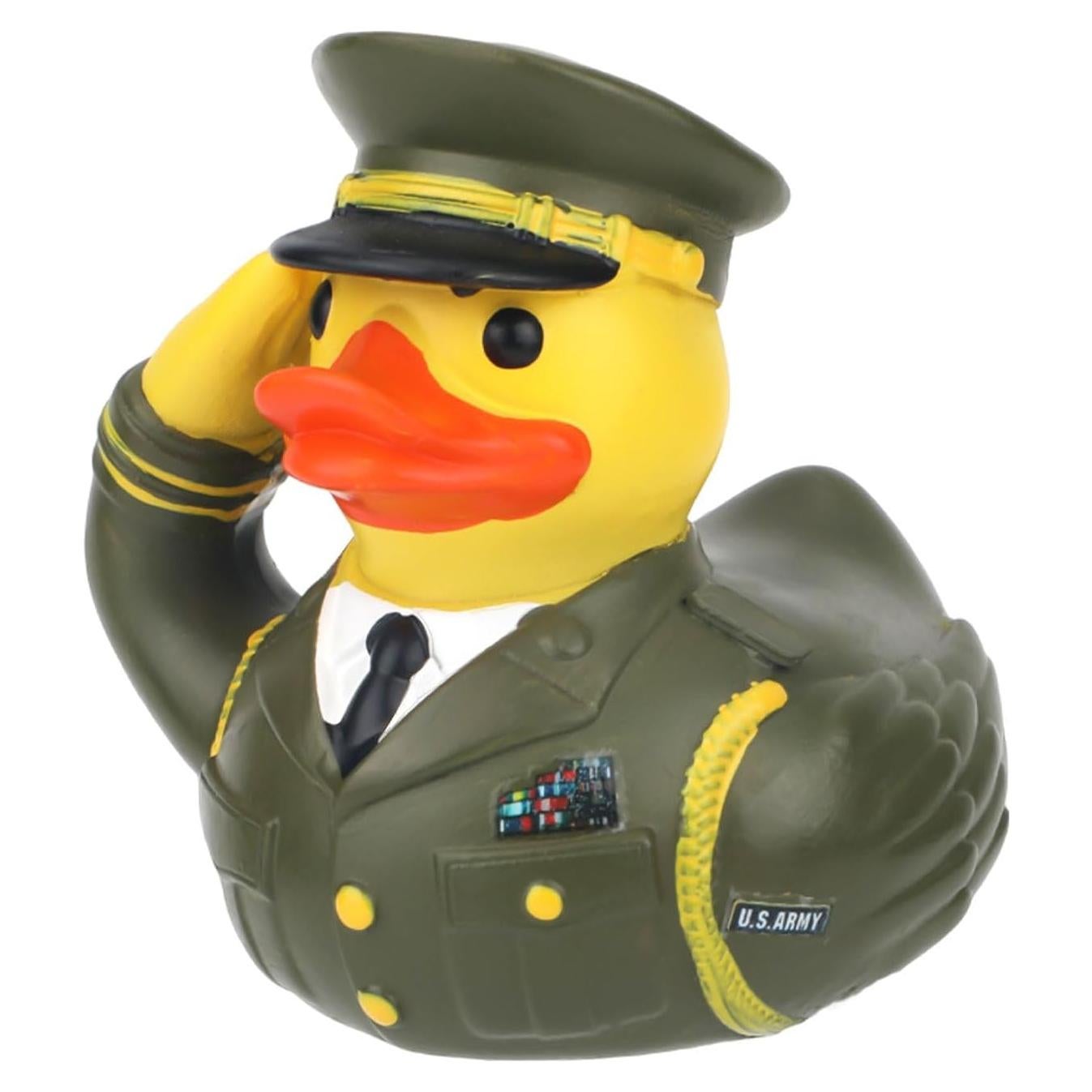 Pato Conmemorativo Veteranos Ejercito Resina 7.1x6.6x6.5cm