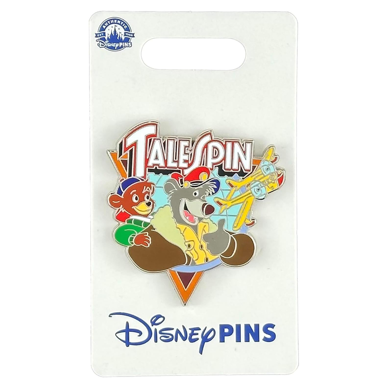 Pin Disney Baloo y Kit Cloudkicker TaleSpin 4.45 cm