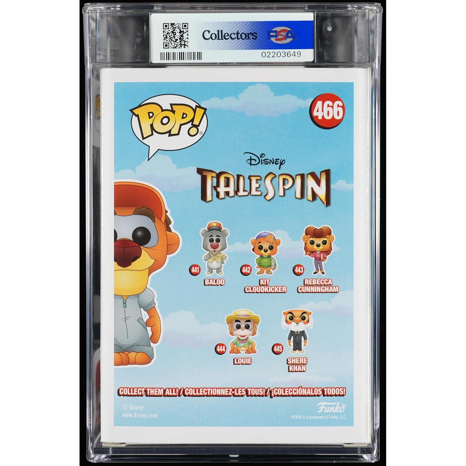 Figura de Vinilo Wildcat #466 TaleSpin Funko PSA 8.5 NM-MT+