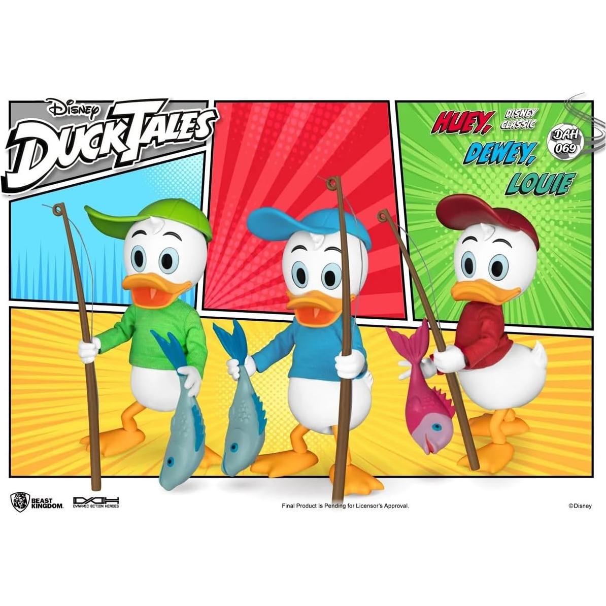 Conjunto de Figuras de Acción Huey, Dewey y Louie Beast Kingdom