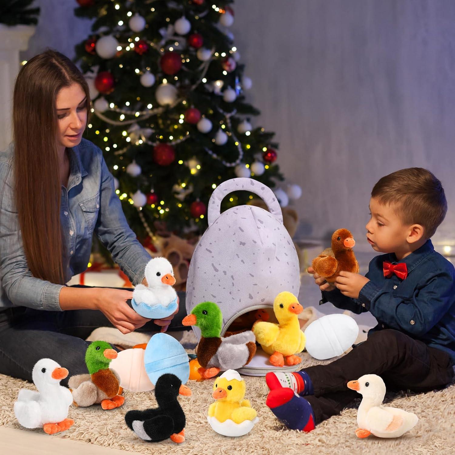 Conjunto de 13 Piezas de Peluche Patitos HyDren para Niños