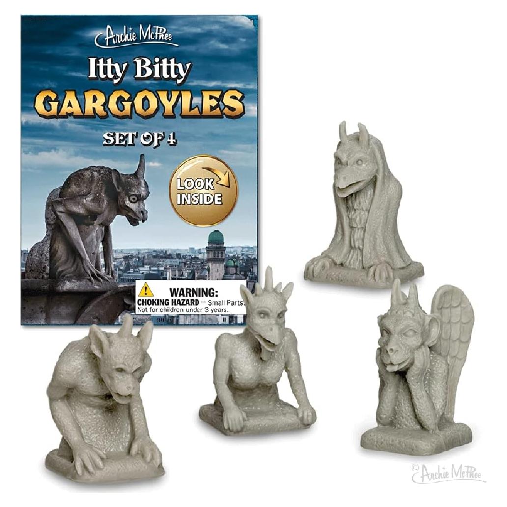 Set de 4 Gárgolas Itty Bitty Mcphee 2.86 cm