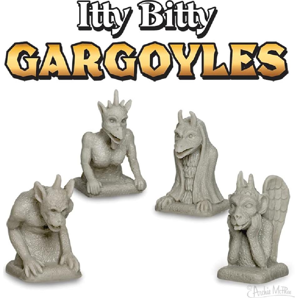 Set de 4 Gárgolas Itty Bitty Mcphee 2.86 cm