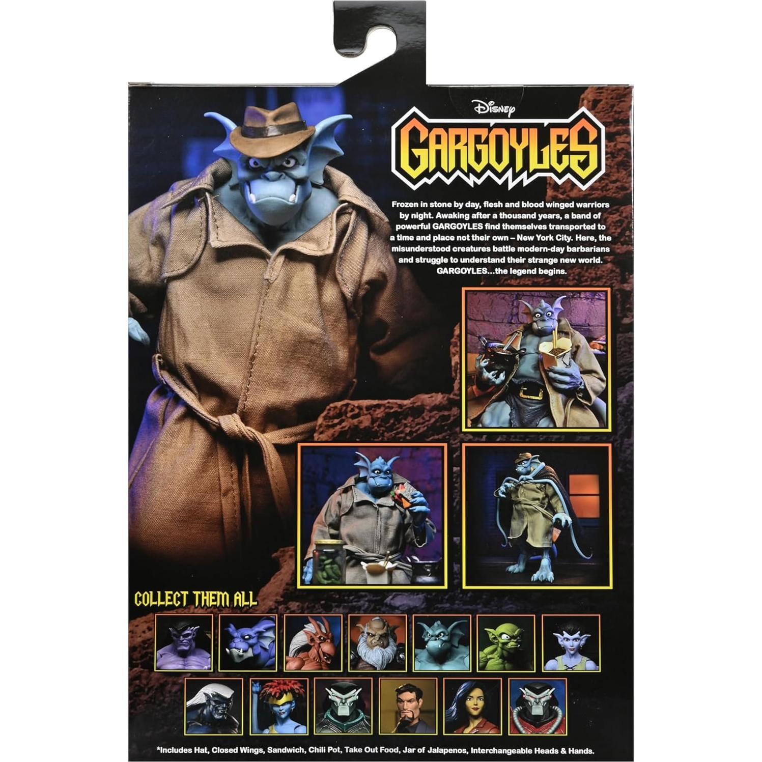 Figura de acción NECA Gárgolas Detective Broadway 17.78 cm