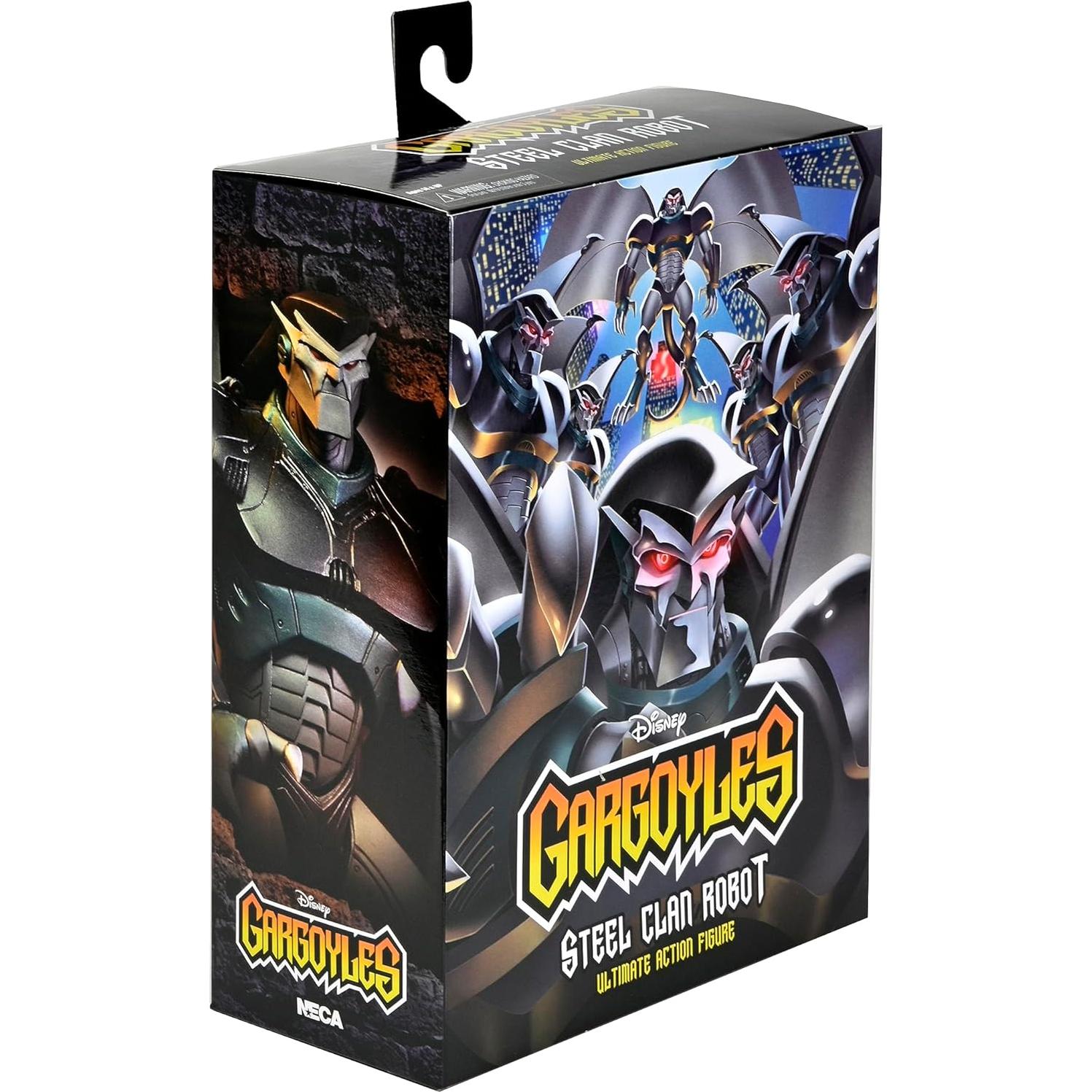 Figura Gárgolas NECA Clan de Acero 20.32 cm con Accesorios