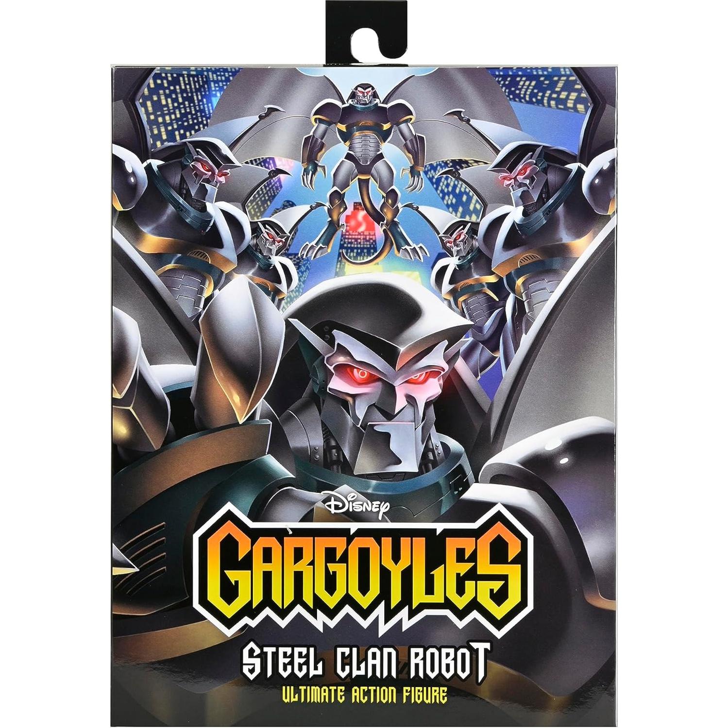 Figura Gárgolas NECA Clan de Acero 20.32 cm con Accesorios