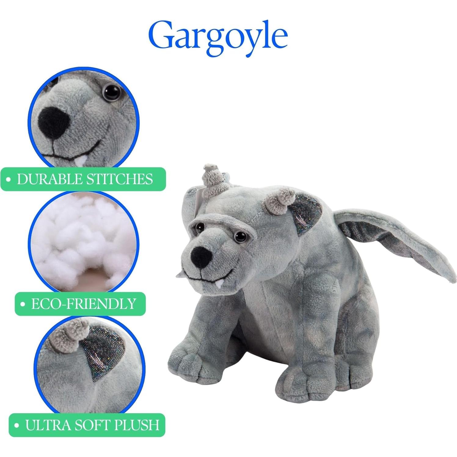 Peluche Gárgola Gris 20 cm El Zoológico de Caricias