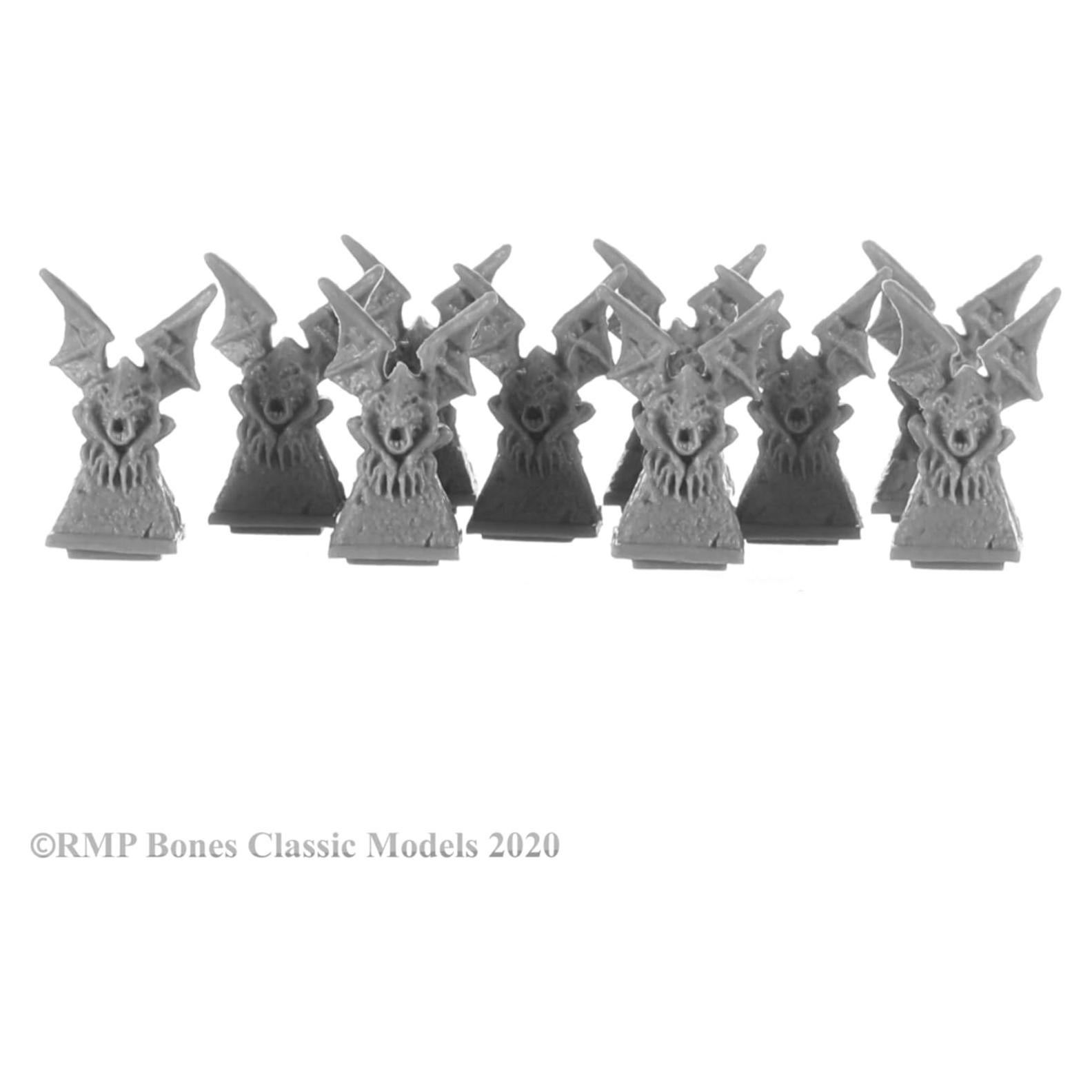 Miniaturas de Picos de Pilar de Gárgola Reaper - 10 Unidades 25mm