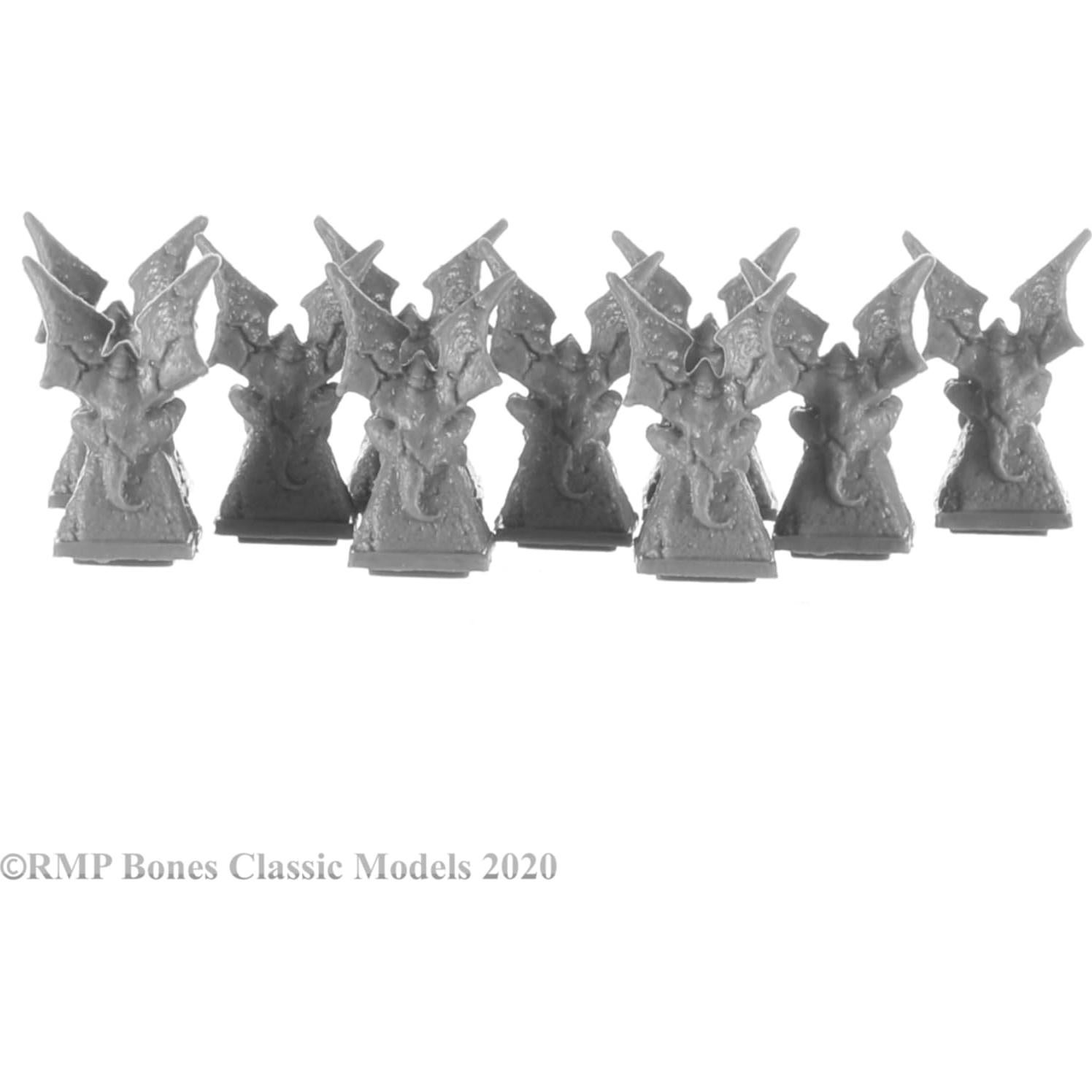 Miniaturas de Picos de Pilar de Gárgola Reaper - 10 Unidades 25mm