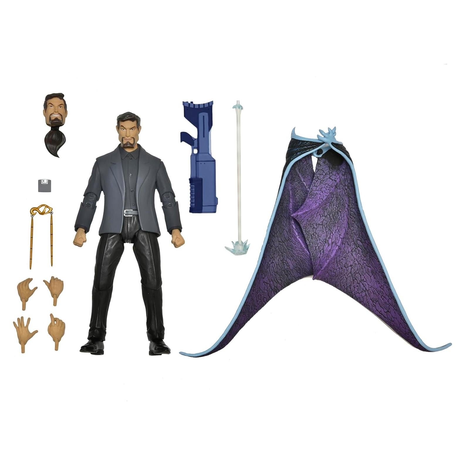 Figura de Acción NECA Gargoyles David Xanatos 17.78 cm