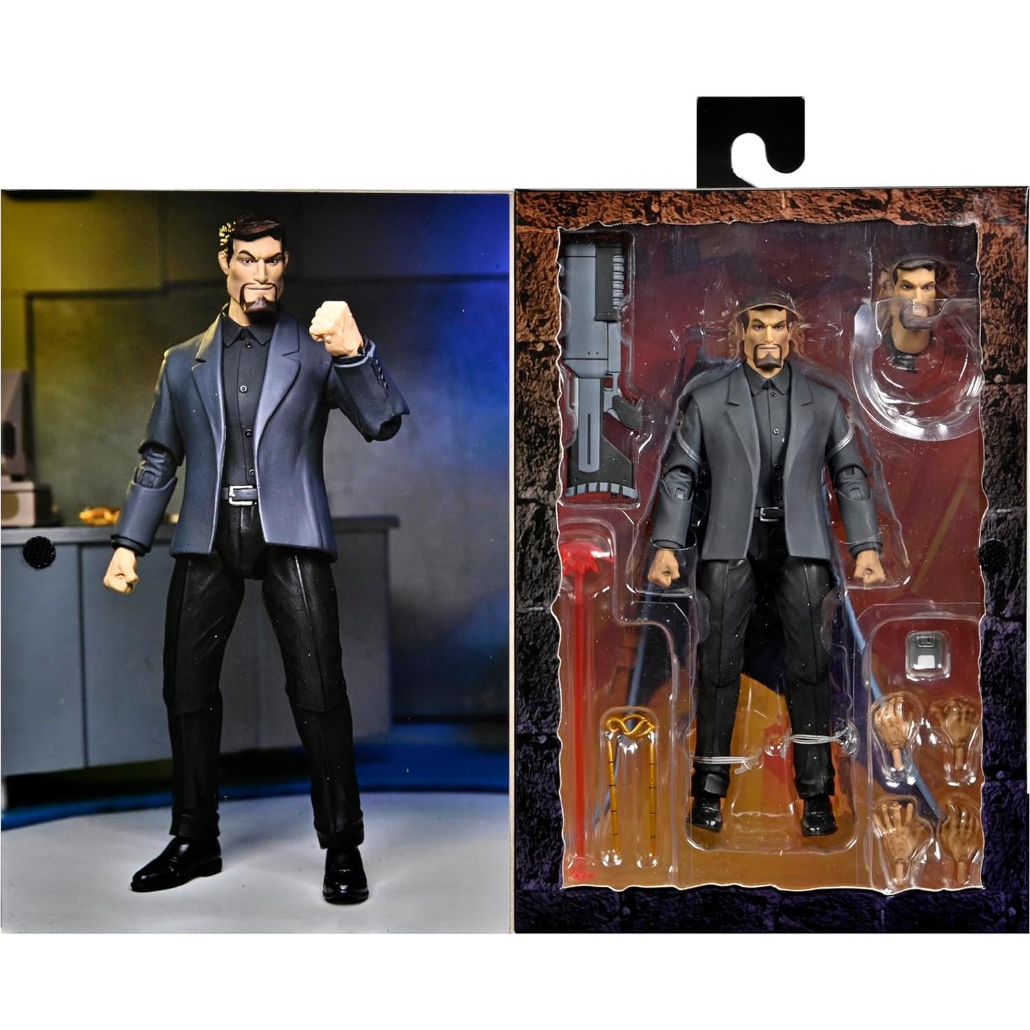 Figura de Acción NECA Gargoyles David Xanatos 17.78 cm