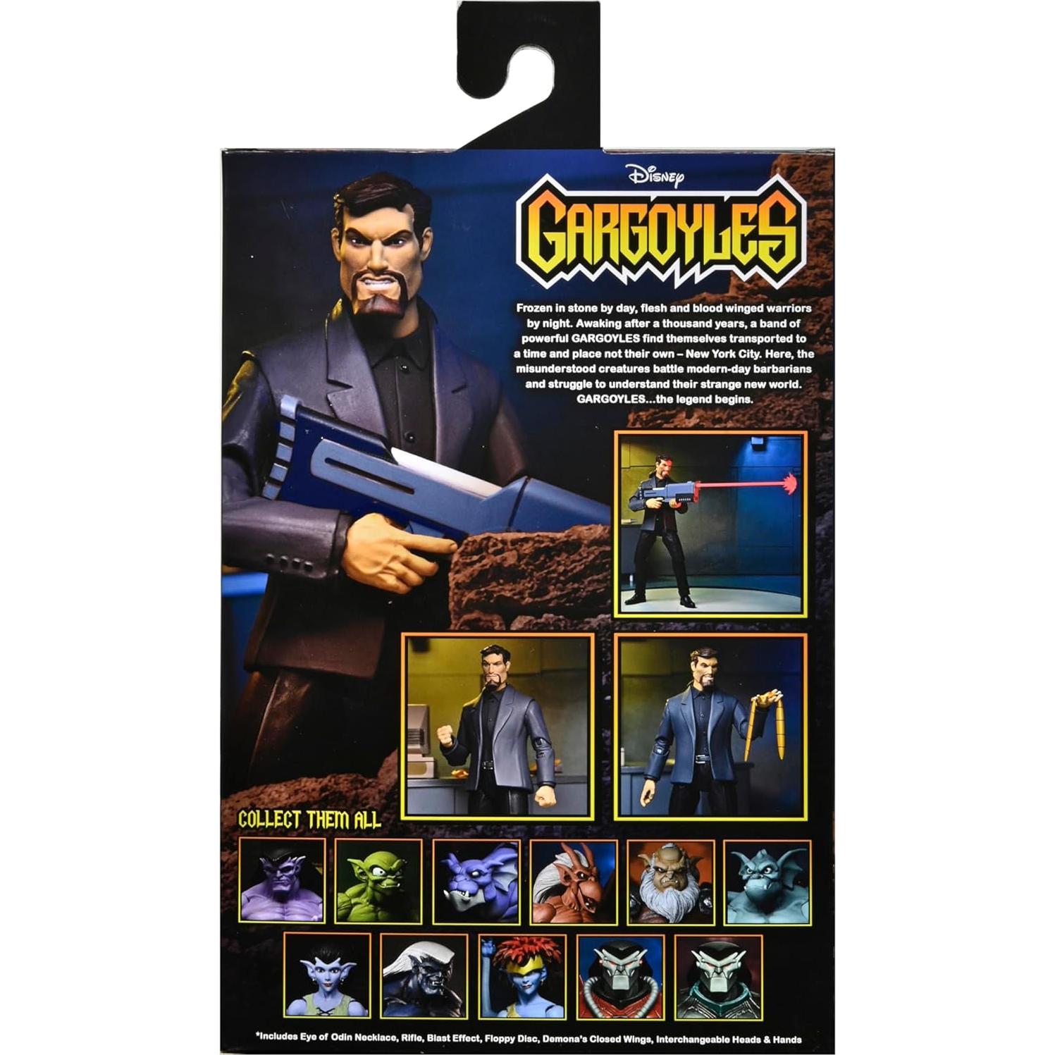 Figura de Acción NECA Gargoyles David Xanatos 17.78 cm