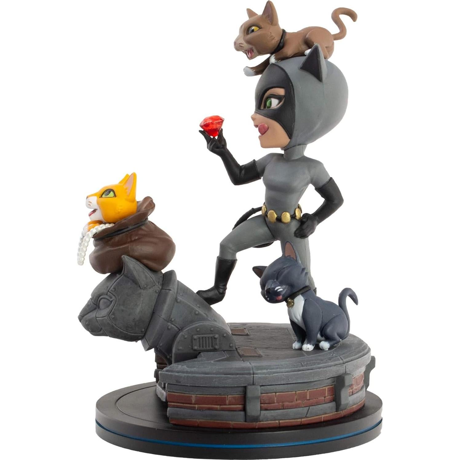 Figura Catwoman Q-Fig Elite QMx 12.7cm Detalles Intrincados