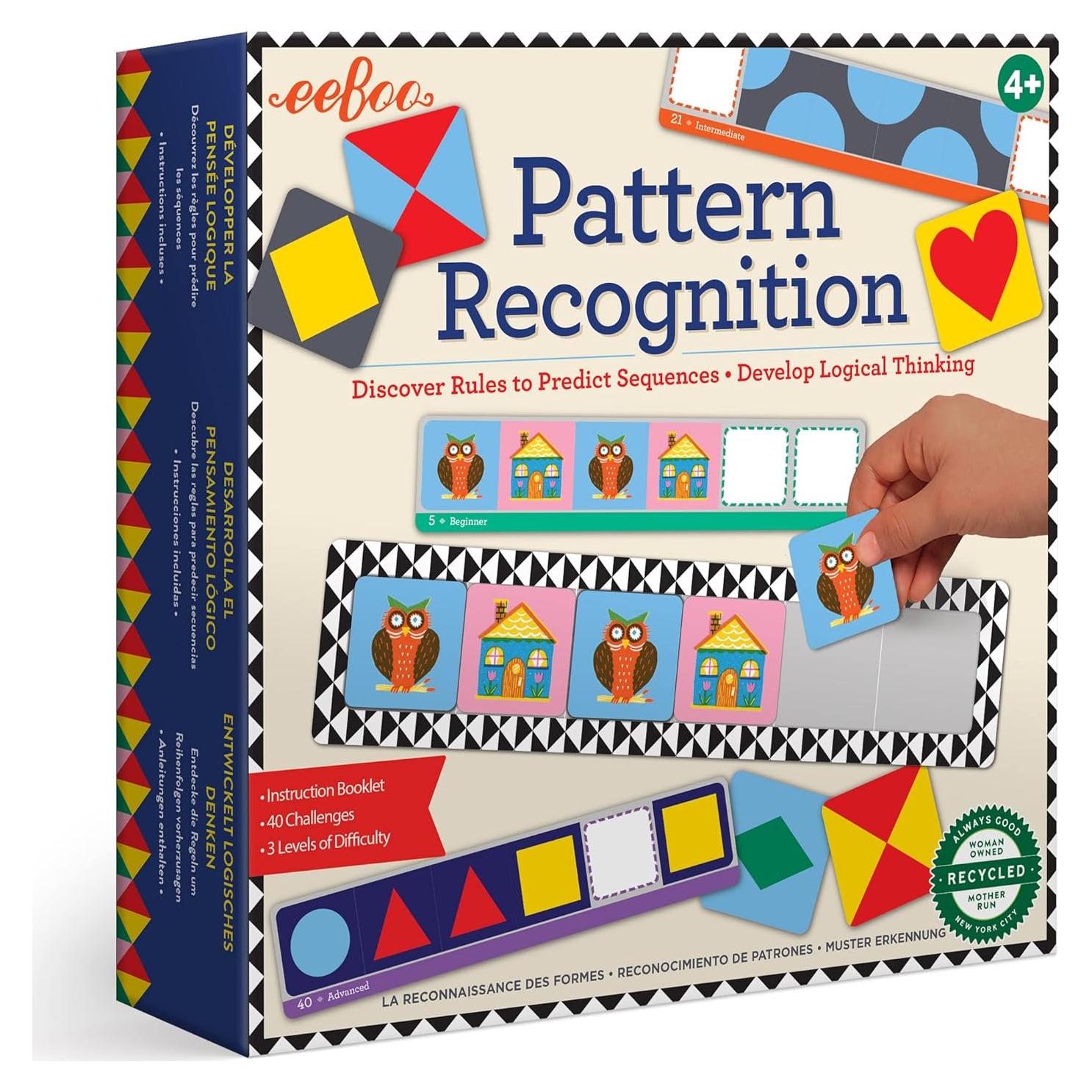 Juego de Reconocimiento de Patrones eeBoo - 60 Azulejos