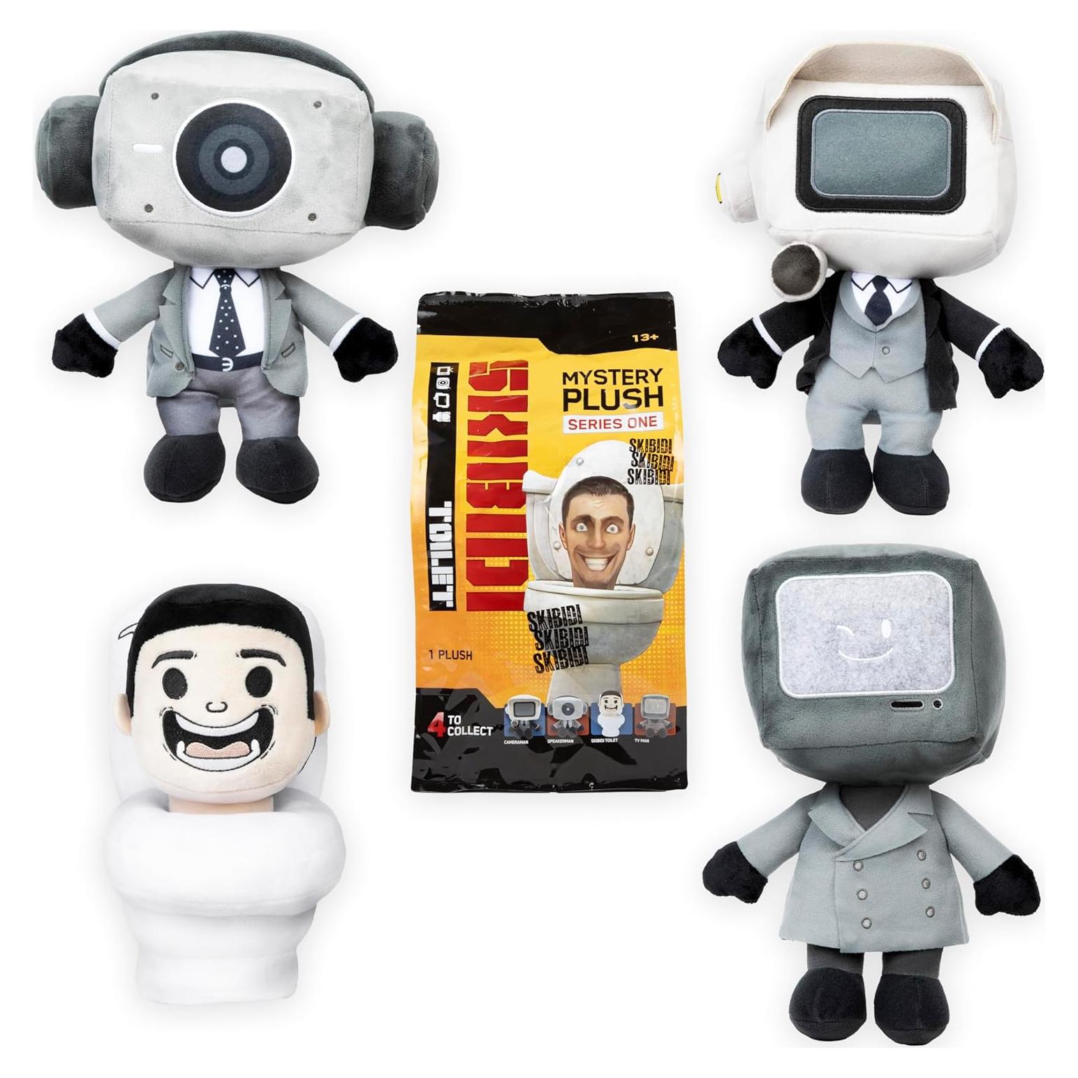 Peluche Misterioso Skibidi Toilet - Coleccionable 27.94 cm