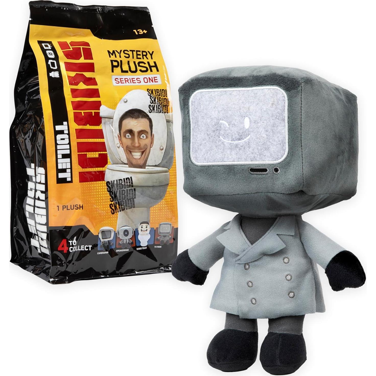 Peluche Misterioso Skibidi Toilet - Coleccionable 27.94 cm