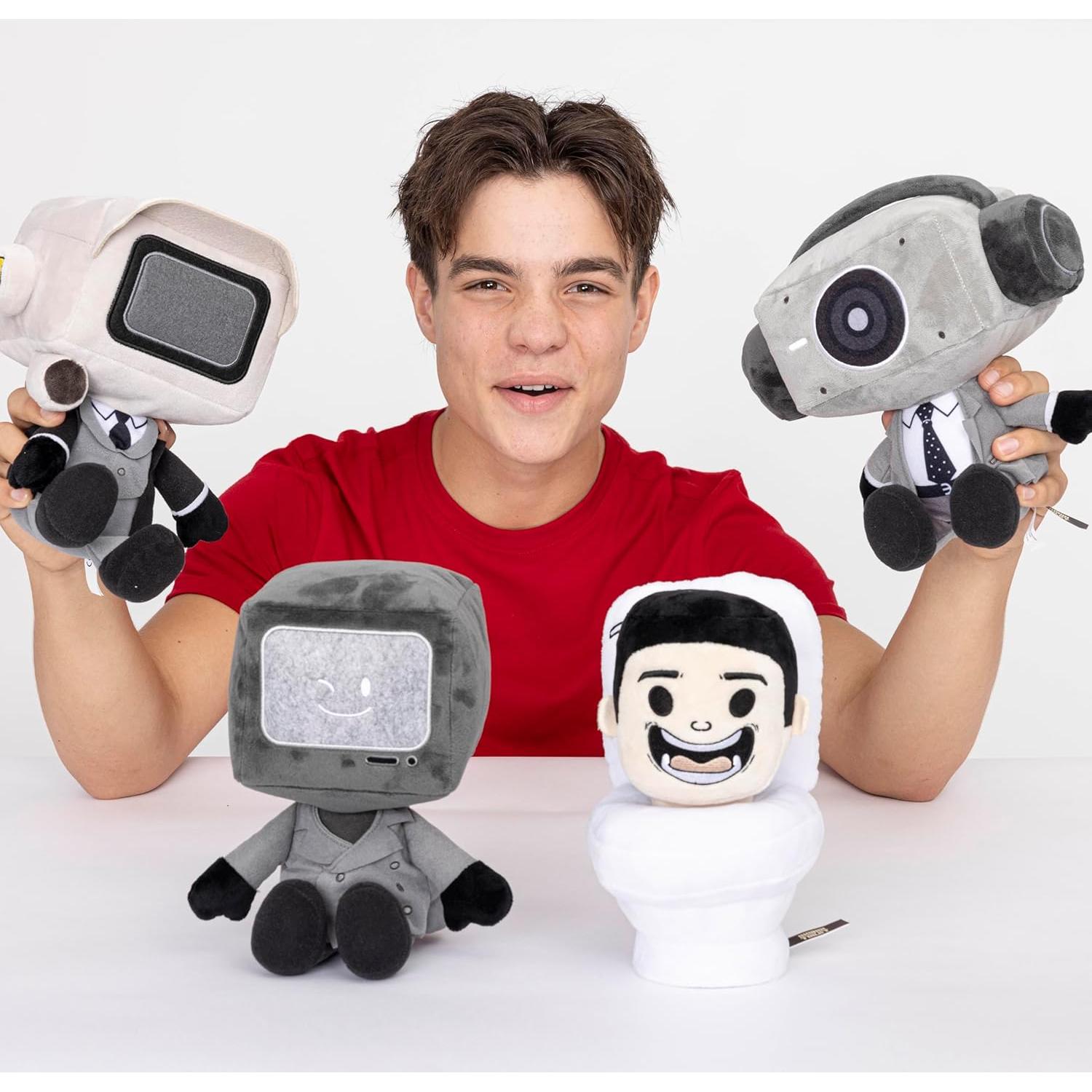 Peluche Misterioso Skibidi Toilet - Coleccionable 27.94 cm