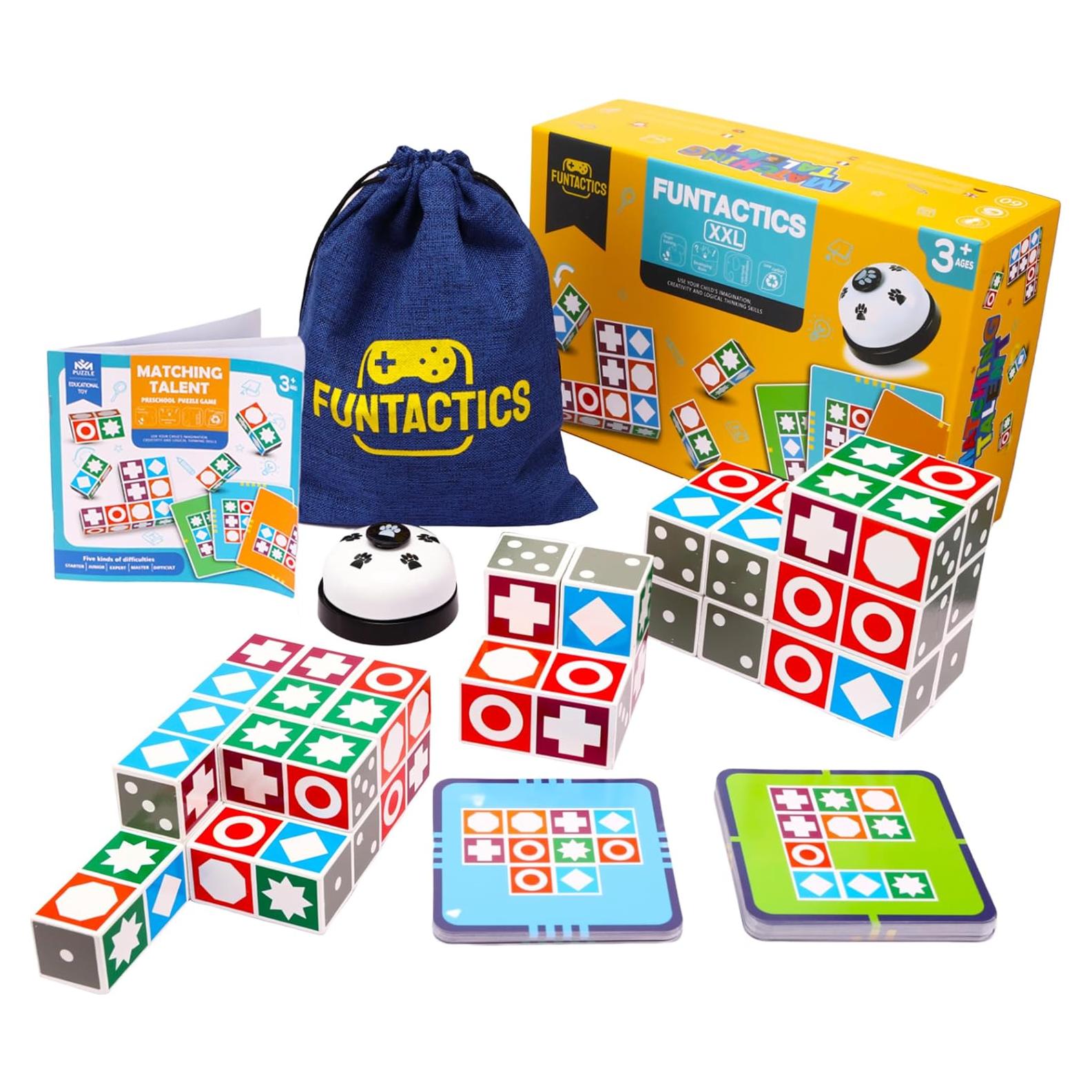 Juego de Rompecabezas de Madera Funtactics XXL para 5 Jugadores