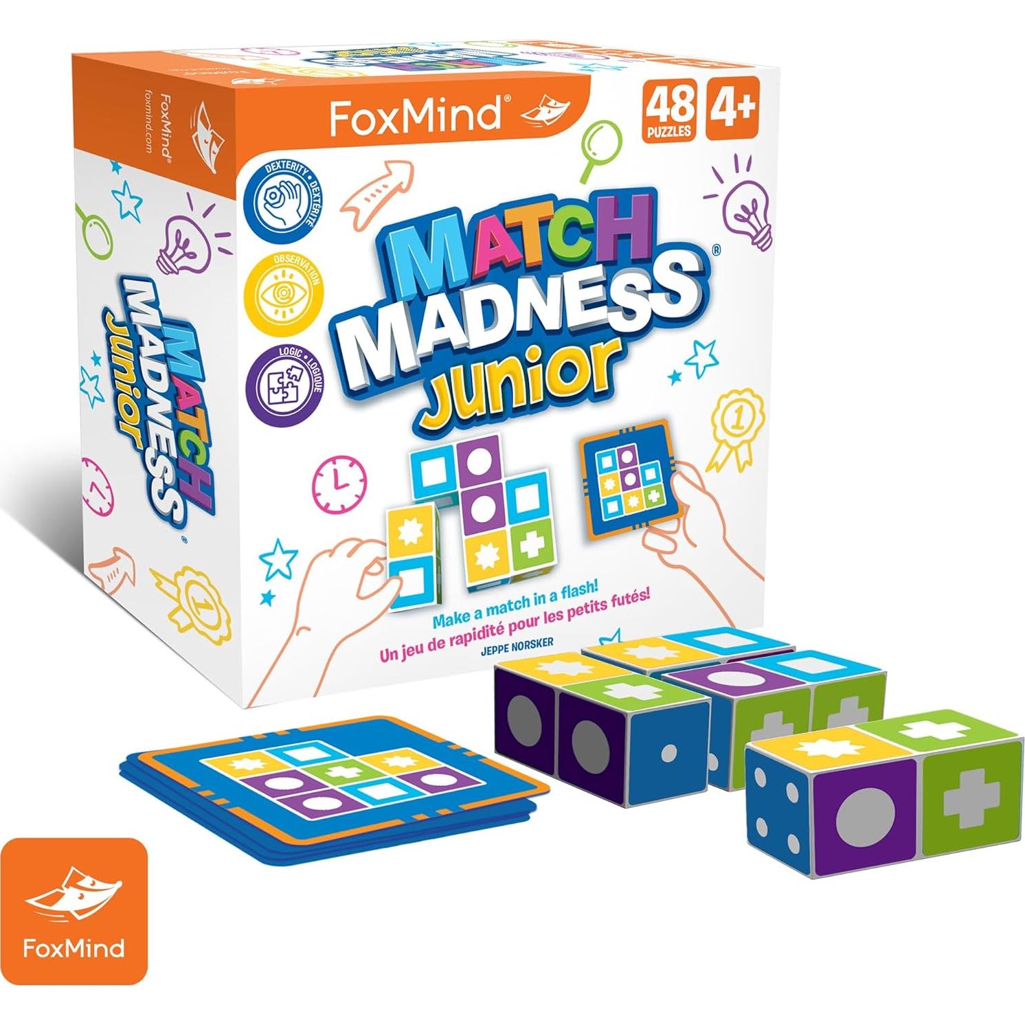 Juego de Rompecabezas FoxMind Locura de Emparejamiento Junior