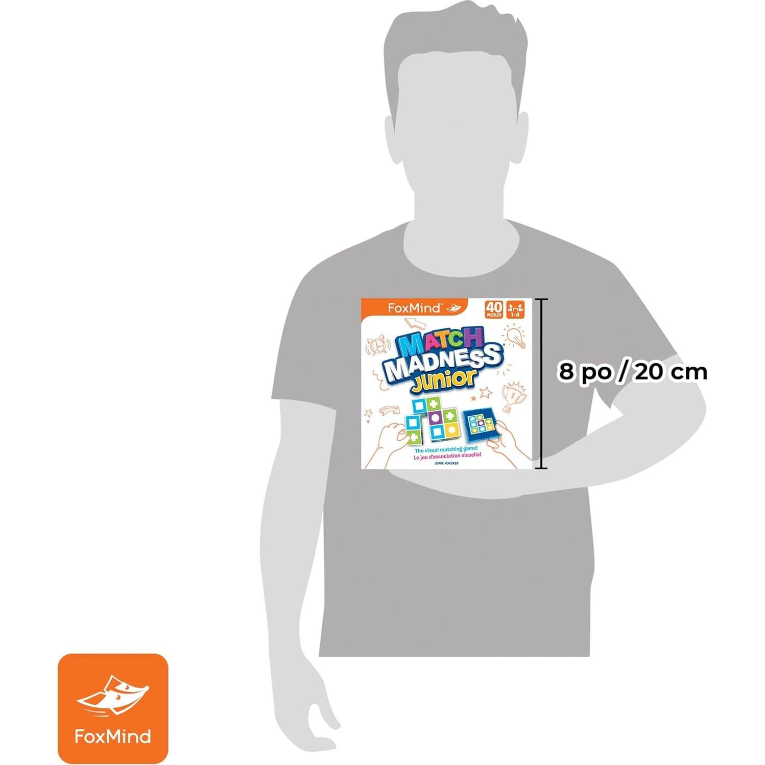 Juego de Rompecabezas FoxMind Locura de Emparejamiento Junior