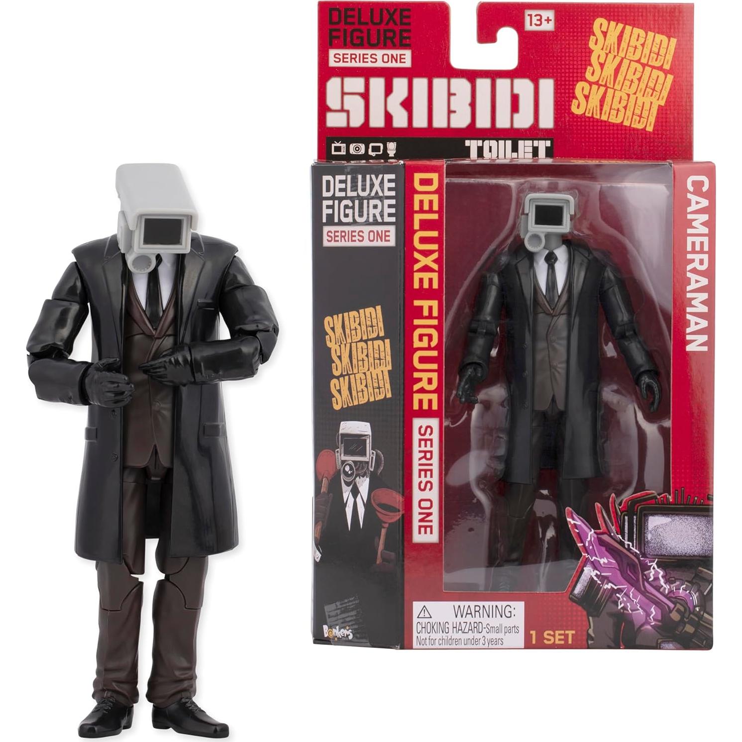 Figuras Coleccionables Deluxe Skibidi Toilet - Paquete de 4