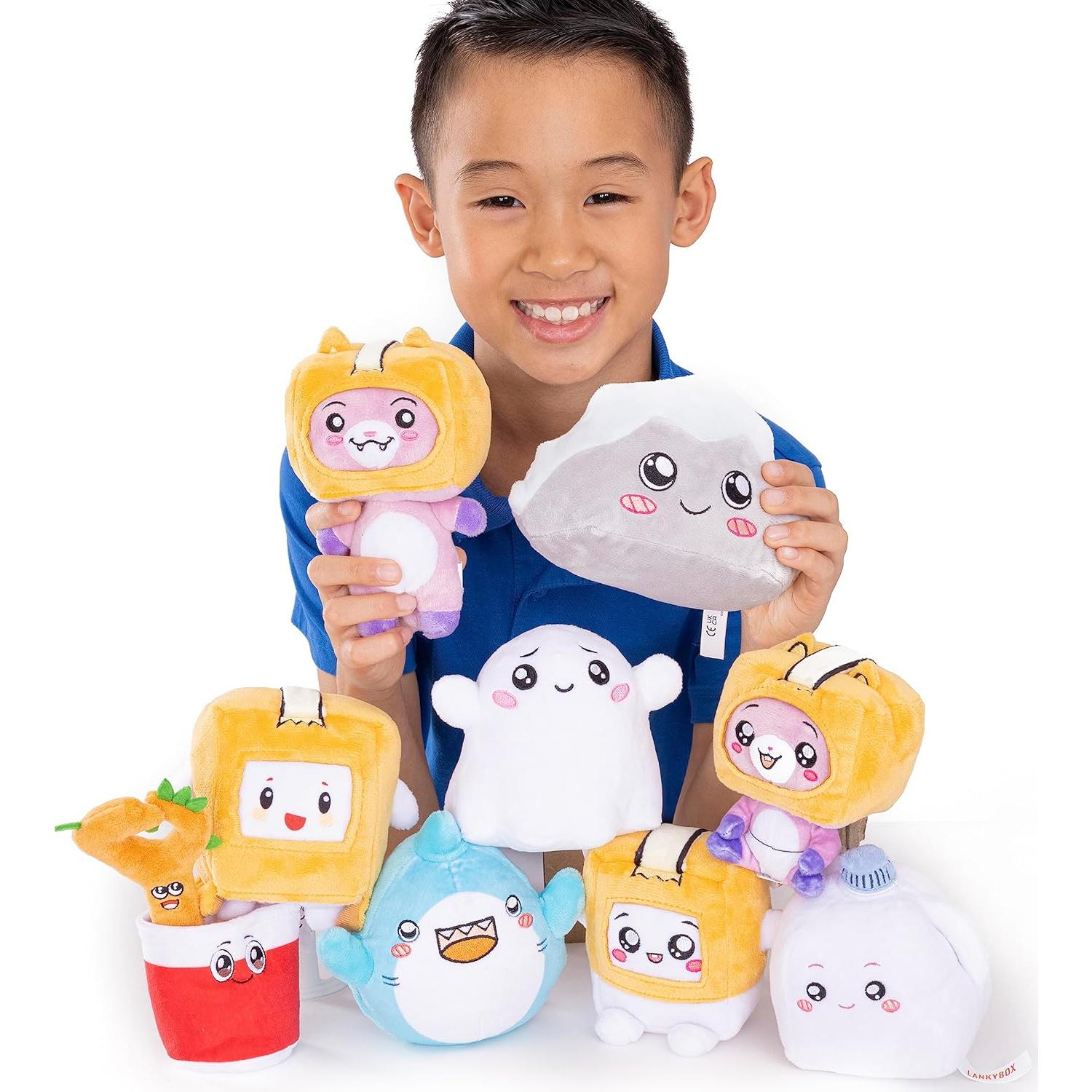 Mini Peluche Misterioso LankyBox 9 Personajes Coleccionables