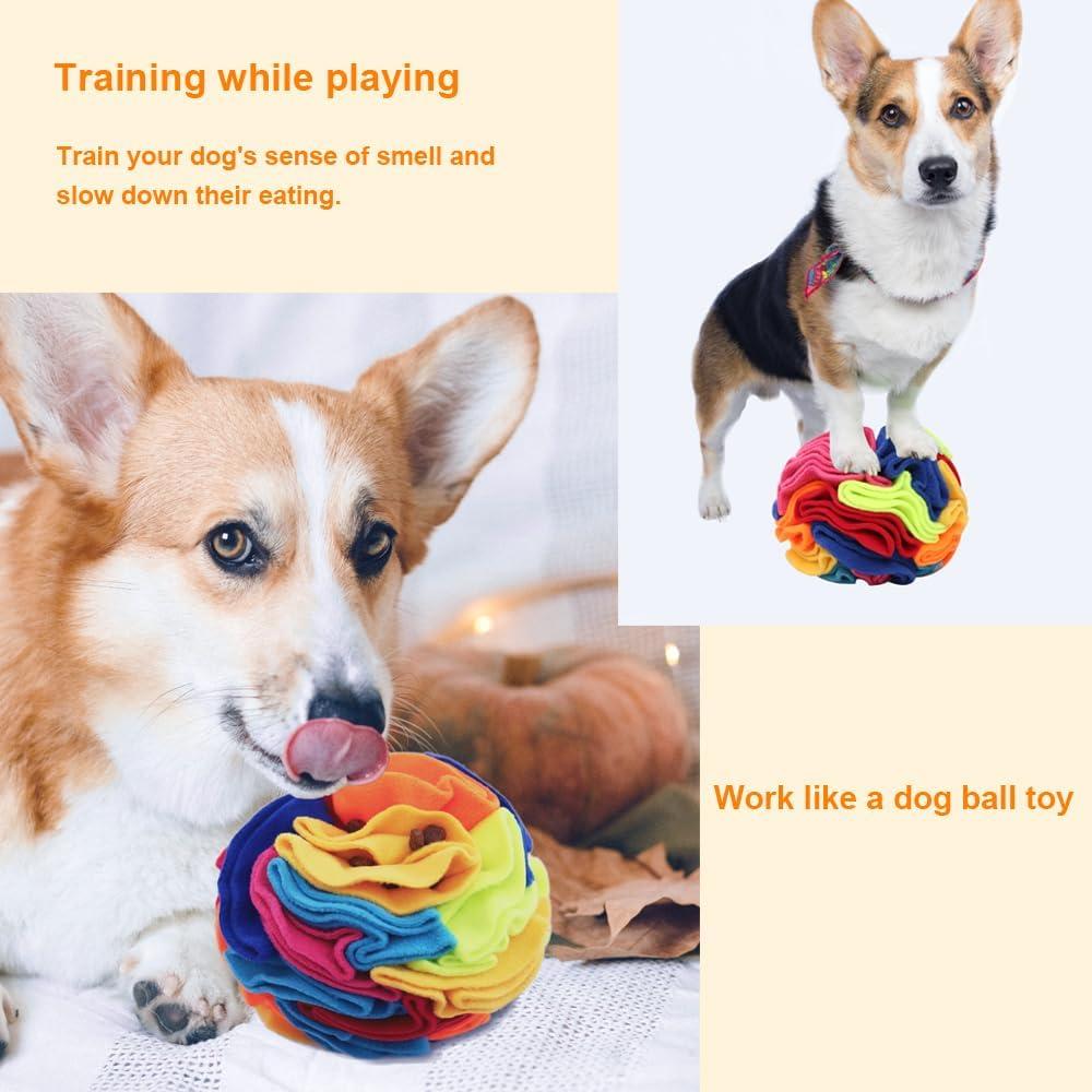 Pelota Snuffle para Perros Pequeños Ablechien - Juguete Interactivo
