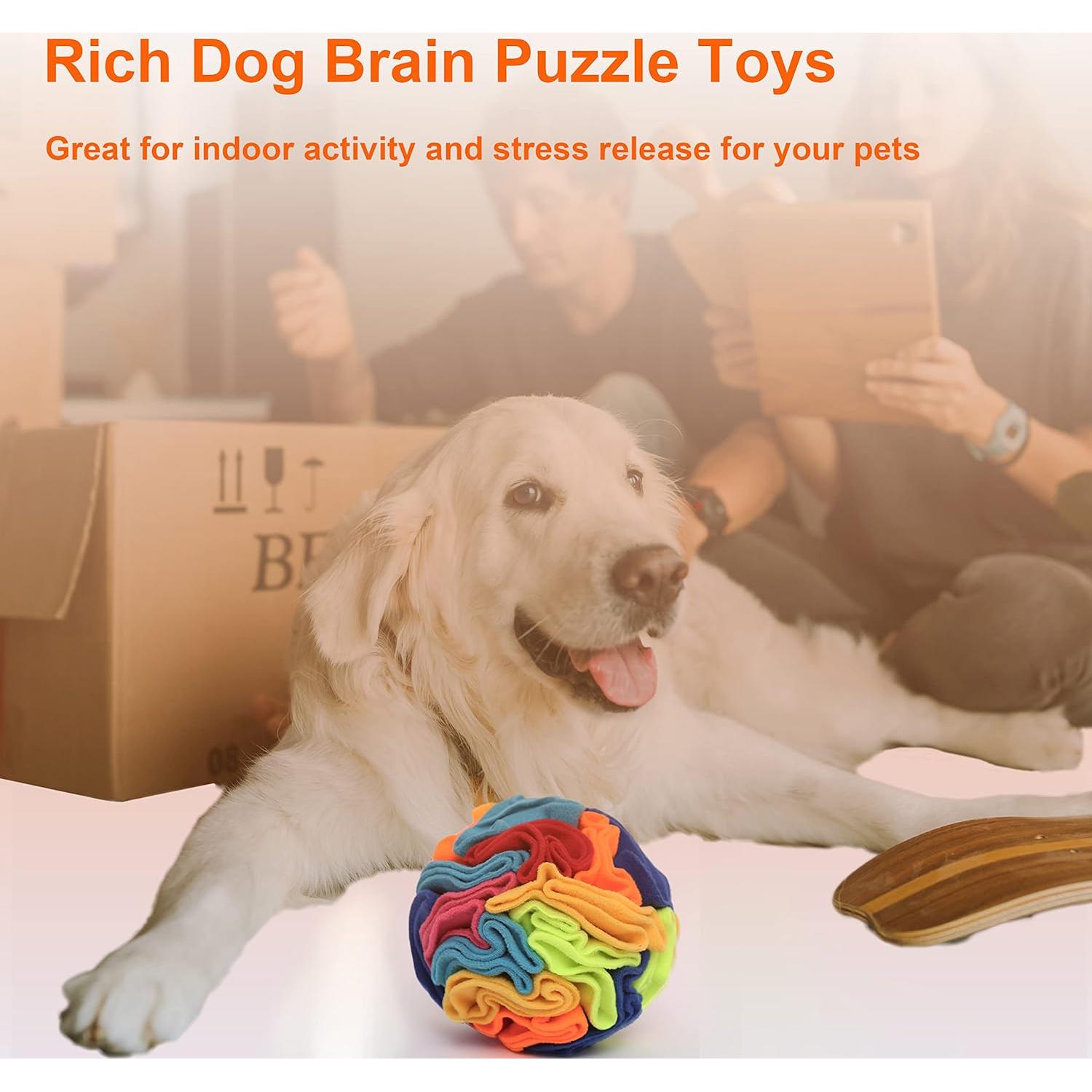 Pelota Snuffle para Perros Pequeños Ablechien - Juguete Interactivo