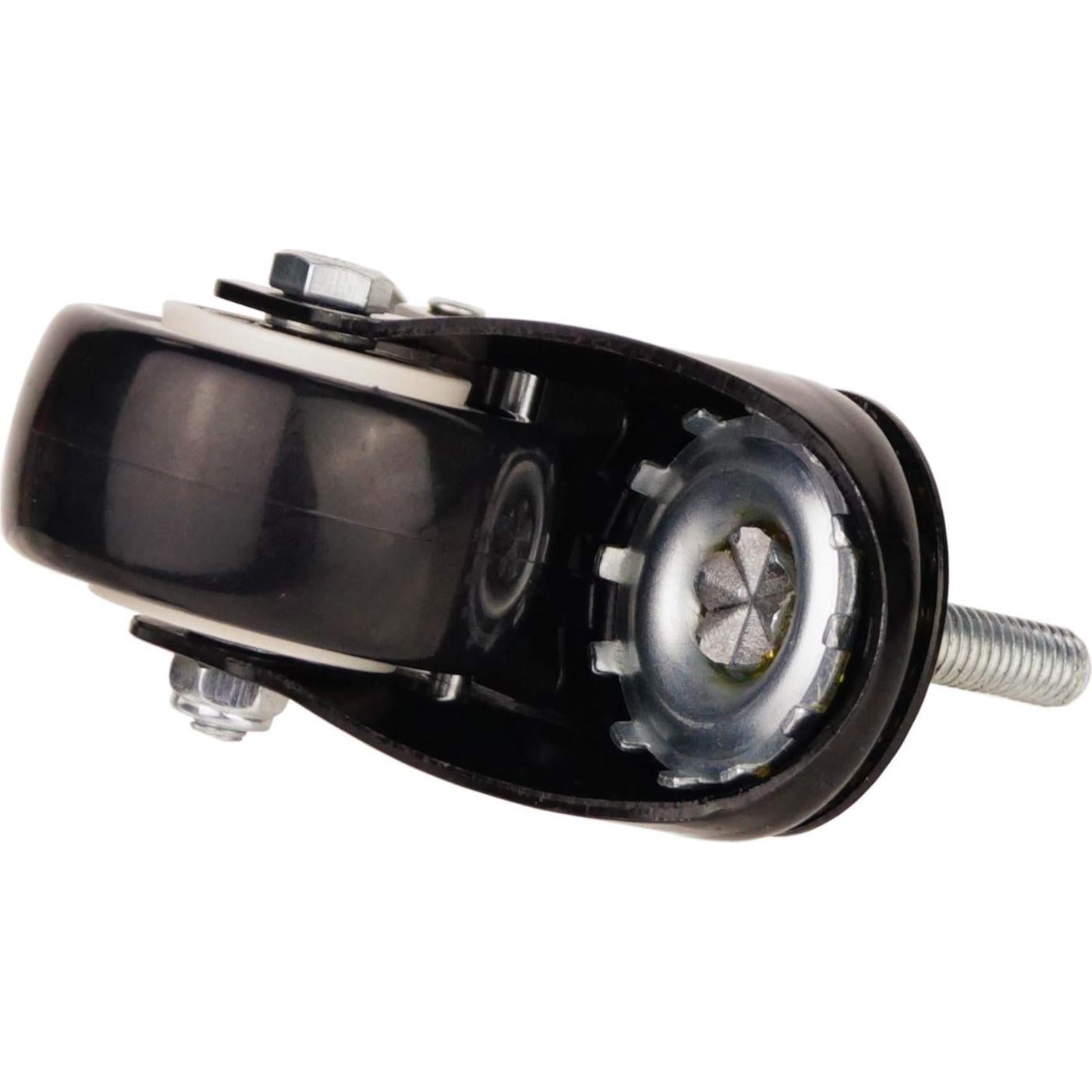 Ruedas Caster YEEMIGO 50mm Doble Freno Paquete de 4