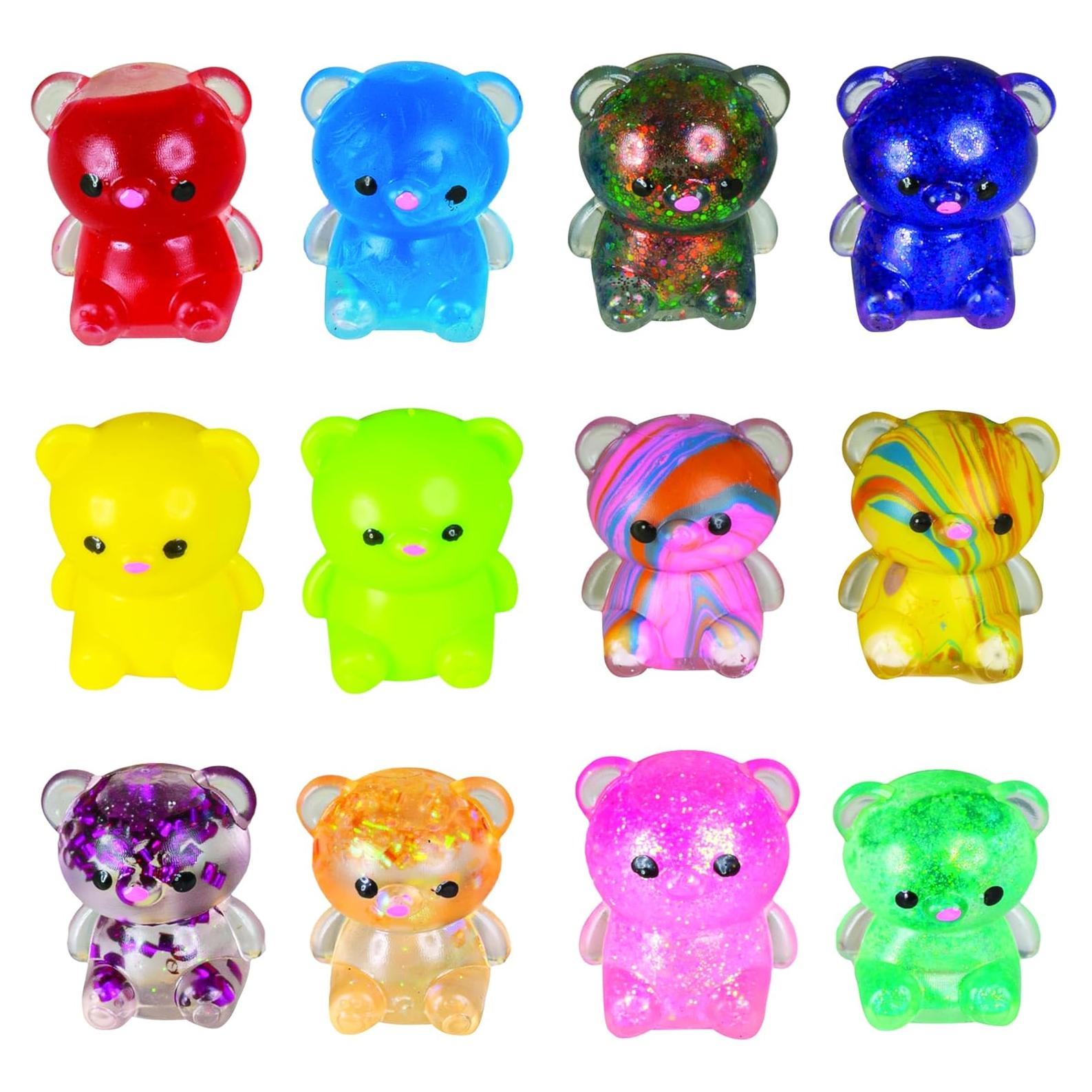 Juguetes Squishy Ositos de Goma Raymond Geddes - Paquete 12