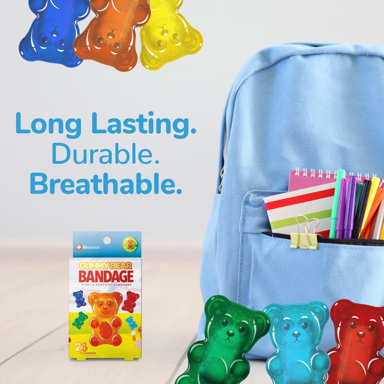 Tiras Adhesivas BioSwiss Oso de Goma 24 Unidades Estériles