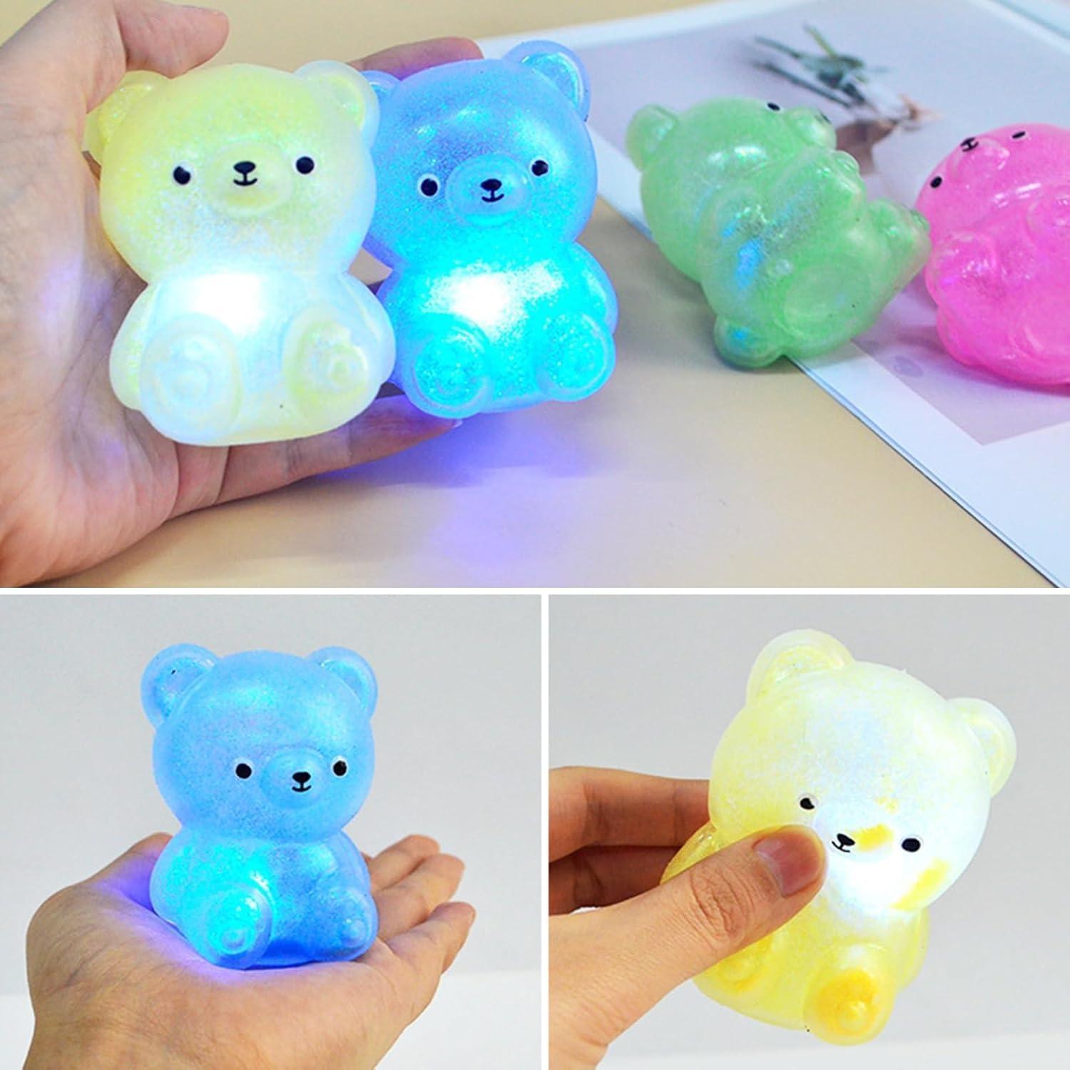 Conjunto 4 Juguetes Sensoriales Oso Colorido ZGLUZP 5.6cm