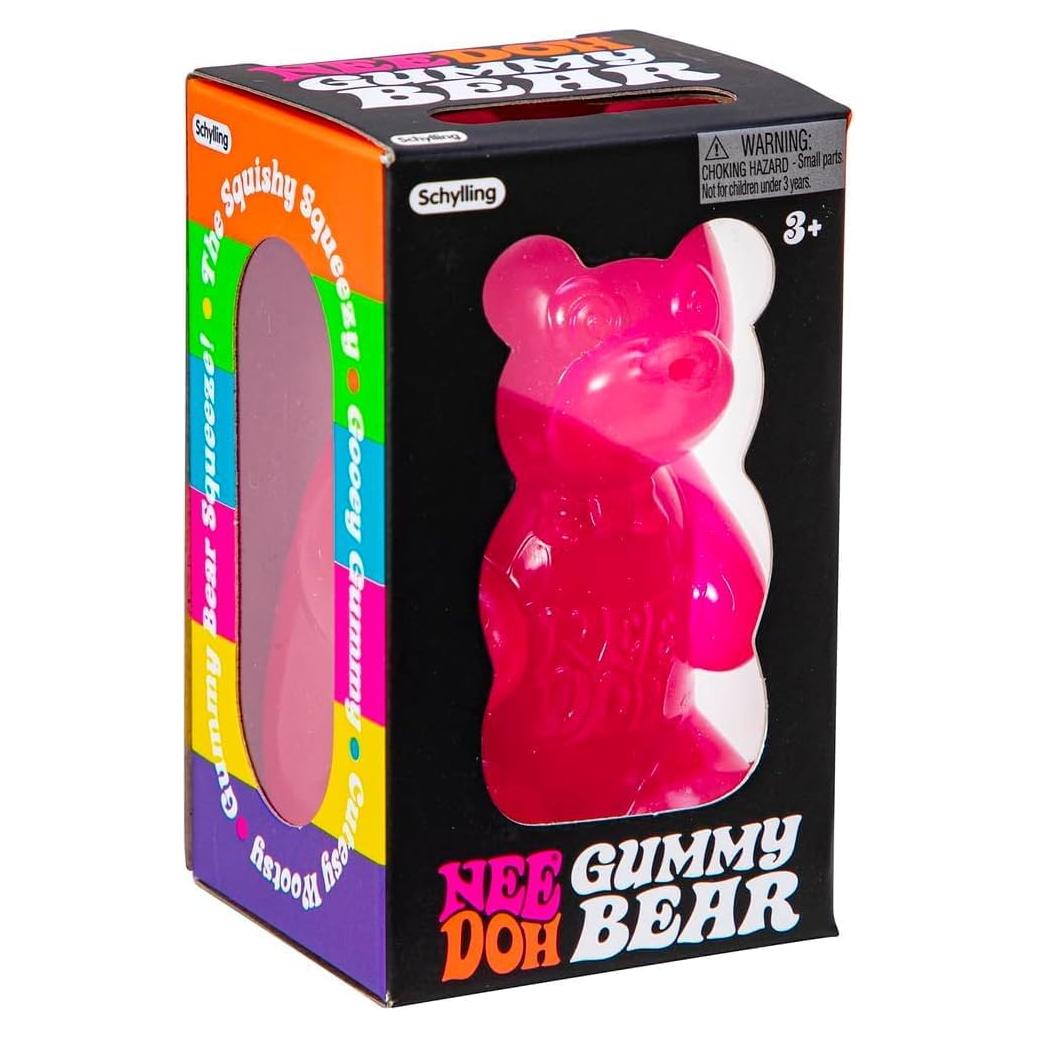 Juguete Sensorial Antiestrés Schylling NeeDoh Oso Gummy - Paquete de 2