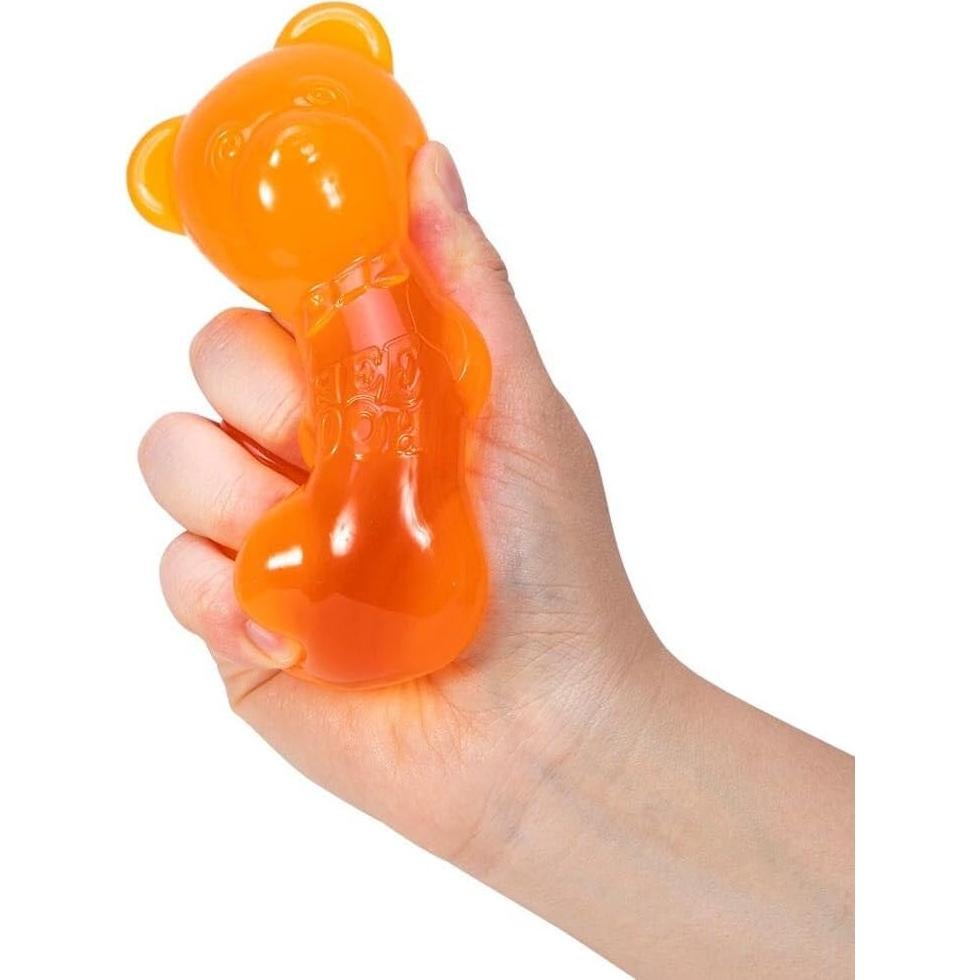 Juguete Sensorial Antiestrés Schylling NeeDoh Oso Naranja 8.9 cm
