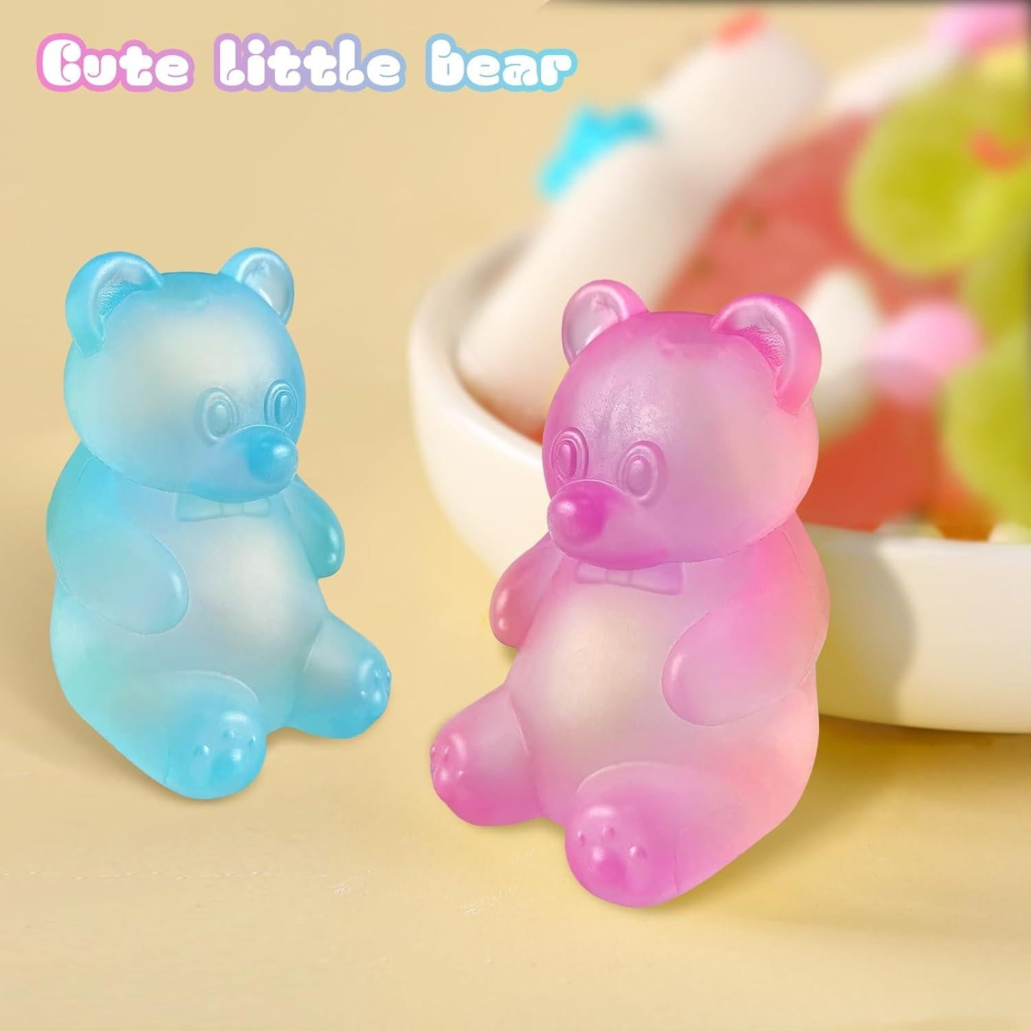Juguetes Antiestrés Gummy Bear Babyye - 2 Pcs, 7.87 cm
