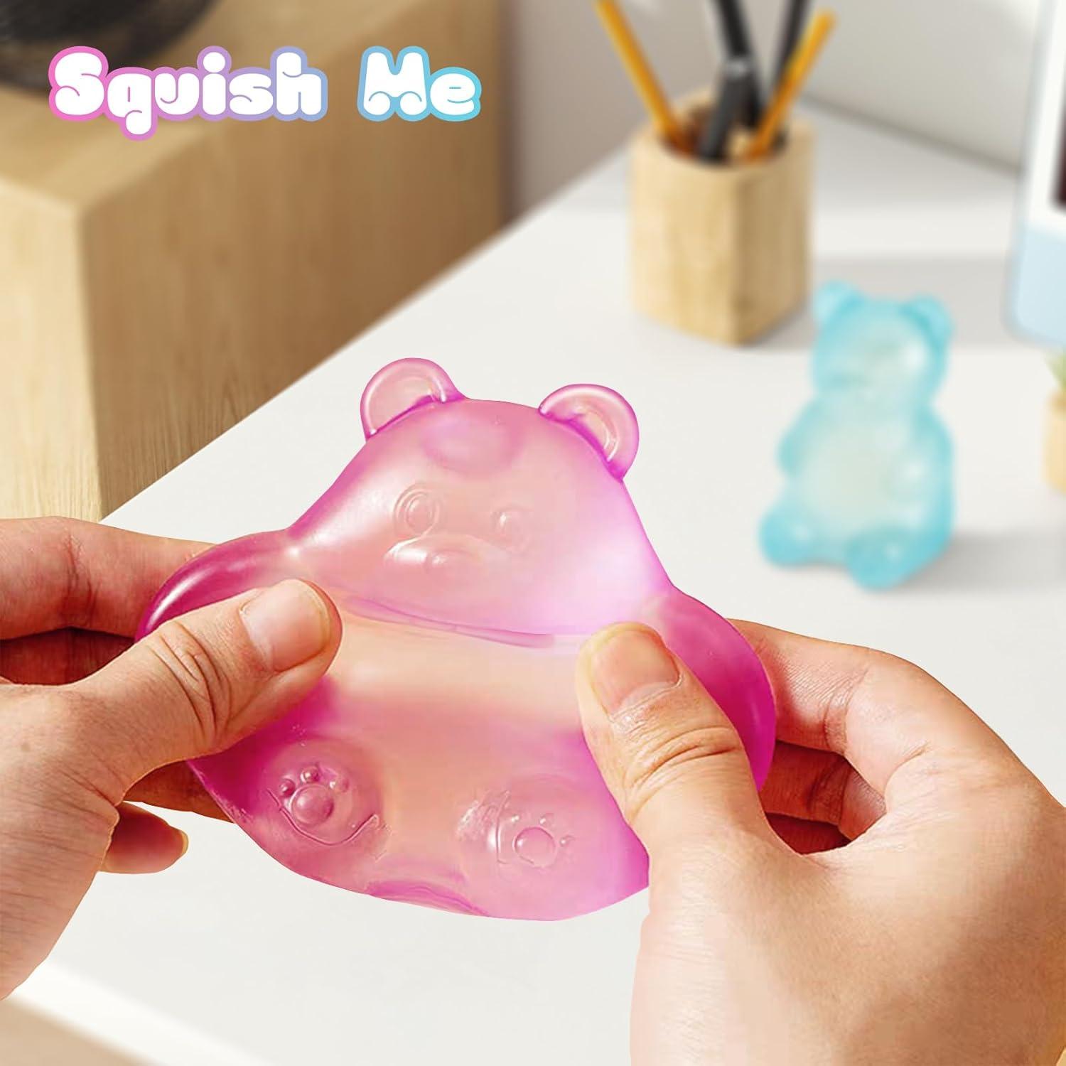 Juguetes Antiestrés Gummy Bear Babyye - 2 Pcs, 7.87 cm