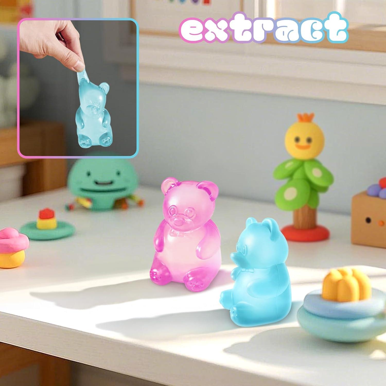 Juguetes Antiestrés Gummy Bear Babyye - 2 Pcs, 7.87 cm