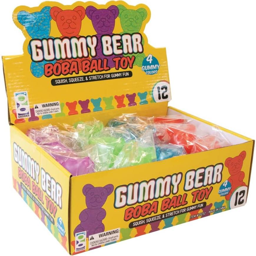 Juguete Apretable Osito de Goma Geddes 71232 - 8.9 cm