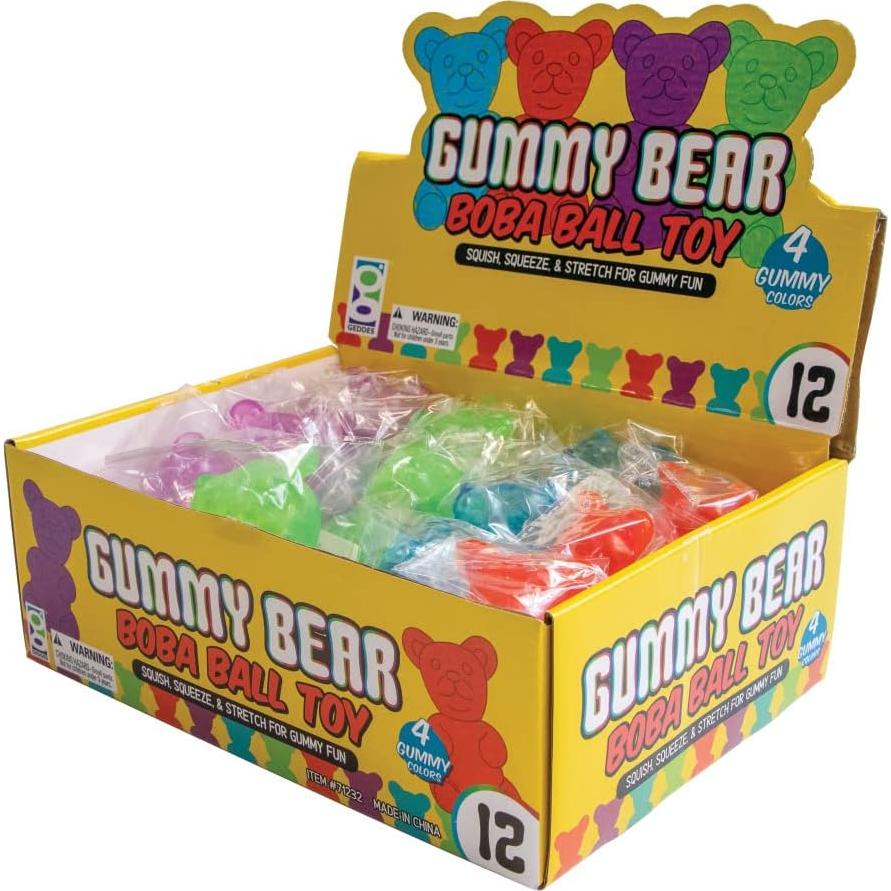 Juguete Apretable Osito de Goma Geddes 71232 - 8.9 cm