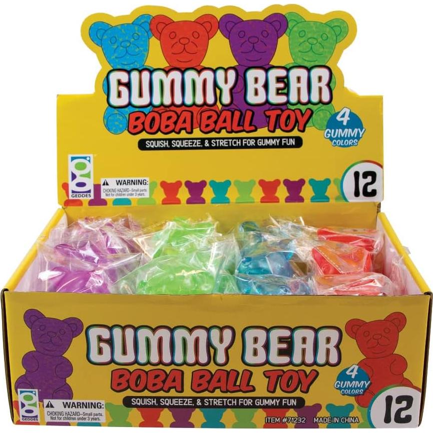 Juguete Apretable Osito de Goma Geddes 71232 - 8.9 cm