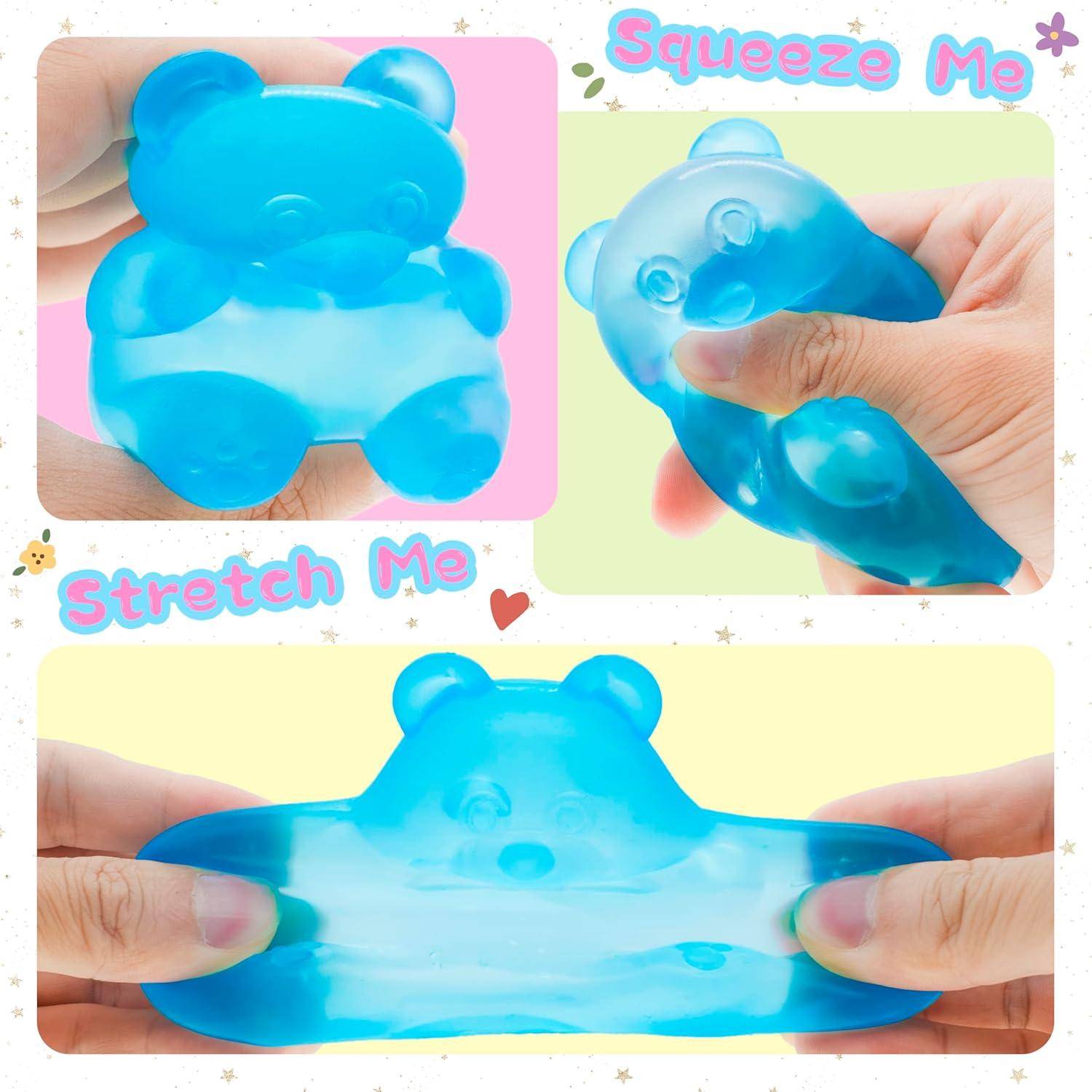 Pelotas Aplastables Antiestrés Osito de Goma FUNSCENE 8.4 cm