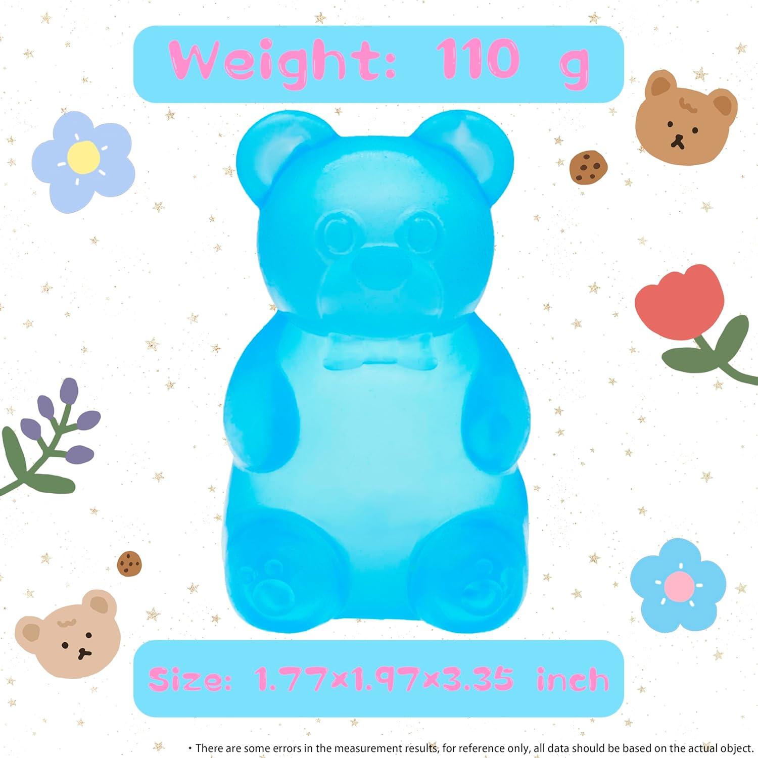 Pelotas Aplastables Antiestrés Osito de Goma FUNSCENE 8.4 cm