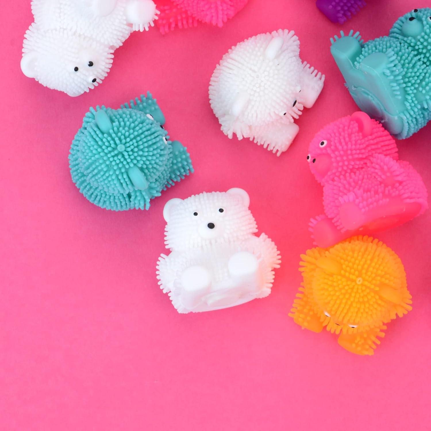 Juguetes Squishy Entervending - Ositos Puffers Mini 12 Pcs