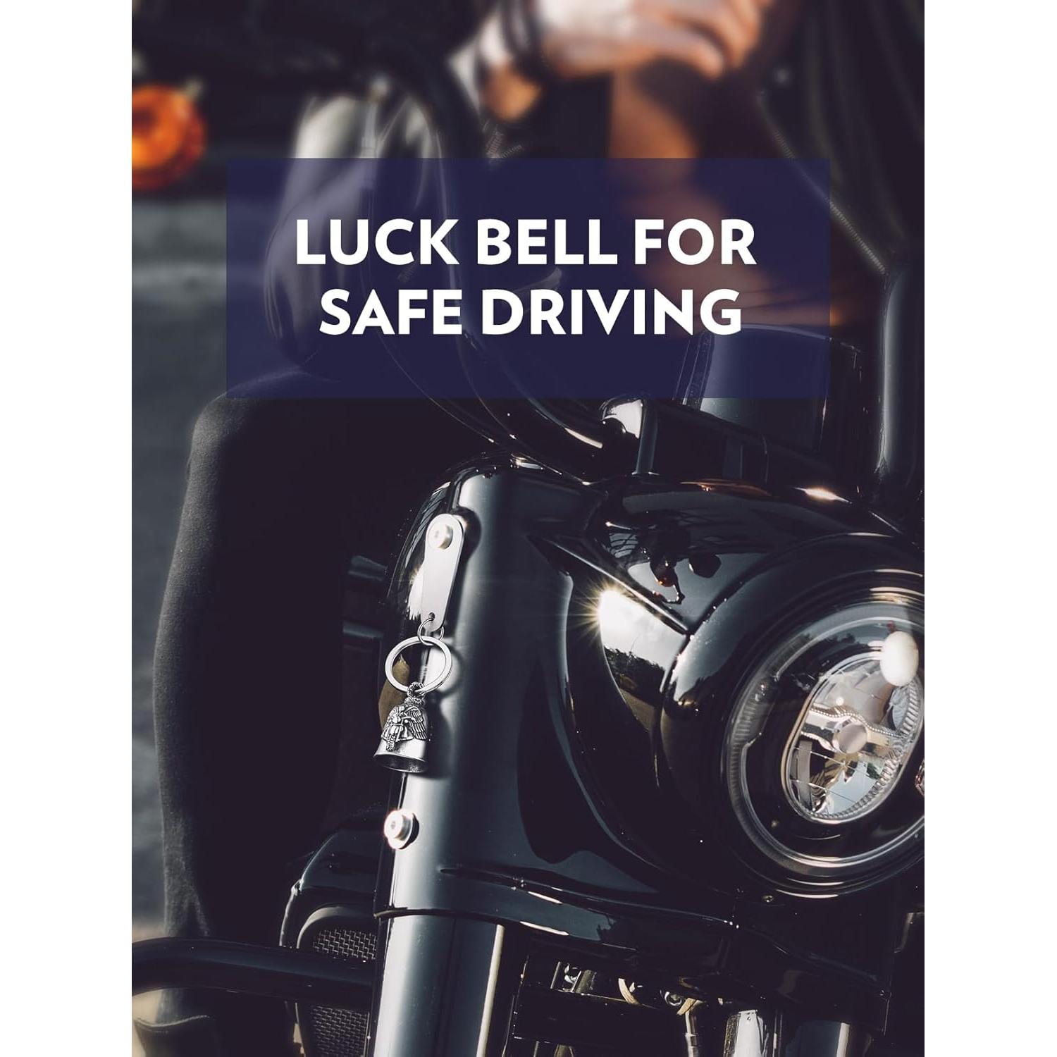 Llavero de acero inoxidable Bandmax con campana guardianes