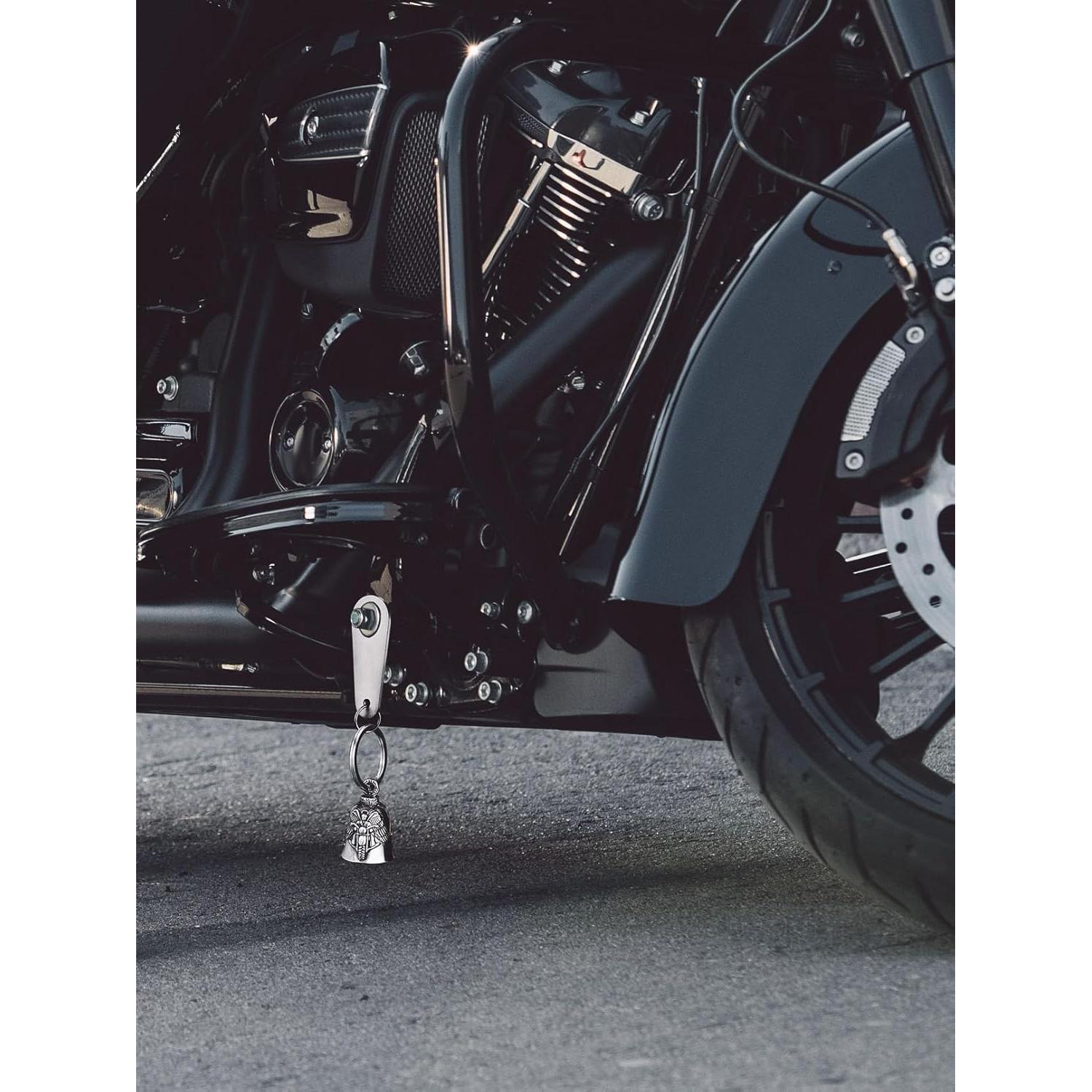 Llavero de acero inoxidable Bandmax con campana guardianes