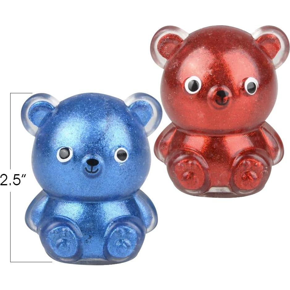 ArtCreativity Juguetes Squishy Oso Gummy - Set de 4 Pcs
