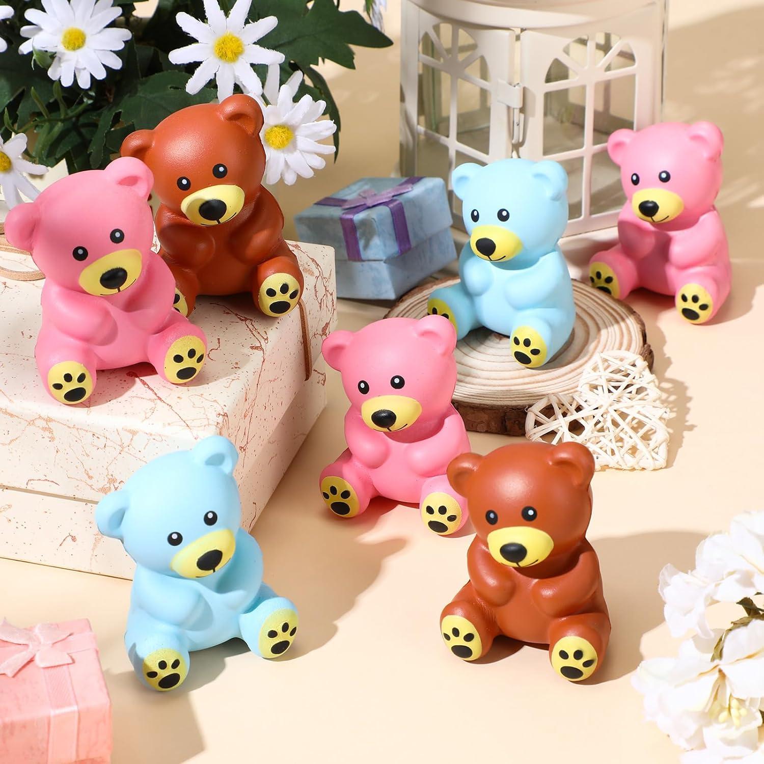 24 Pelotas Antiestrés de Oso Wettarn - Alivio de Ansiedad