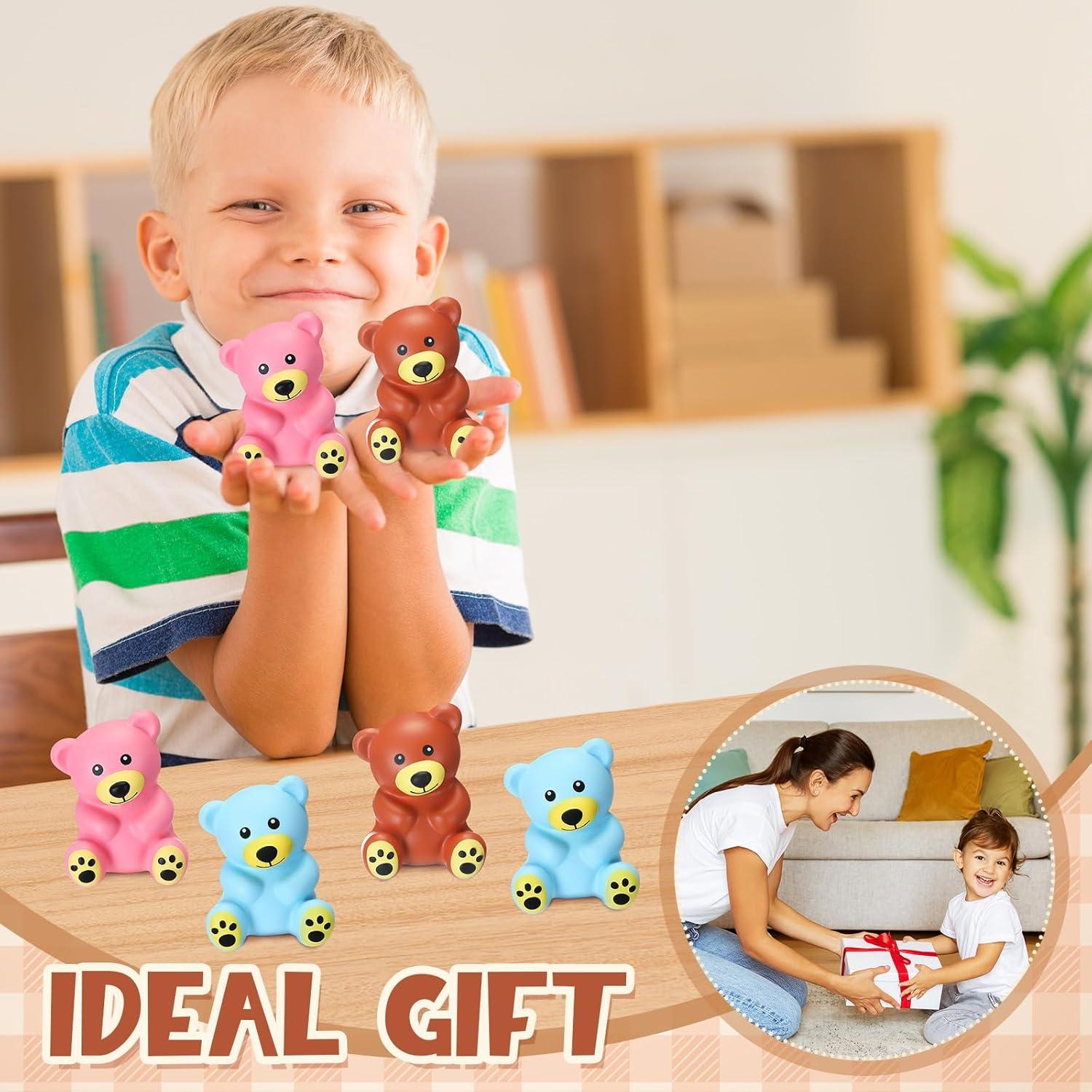 24 Pelotas Antiestrés de Oso Wettarn - Alivio de Ansiedad